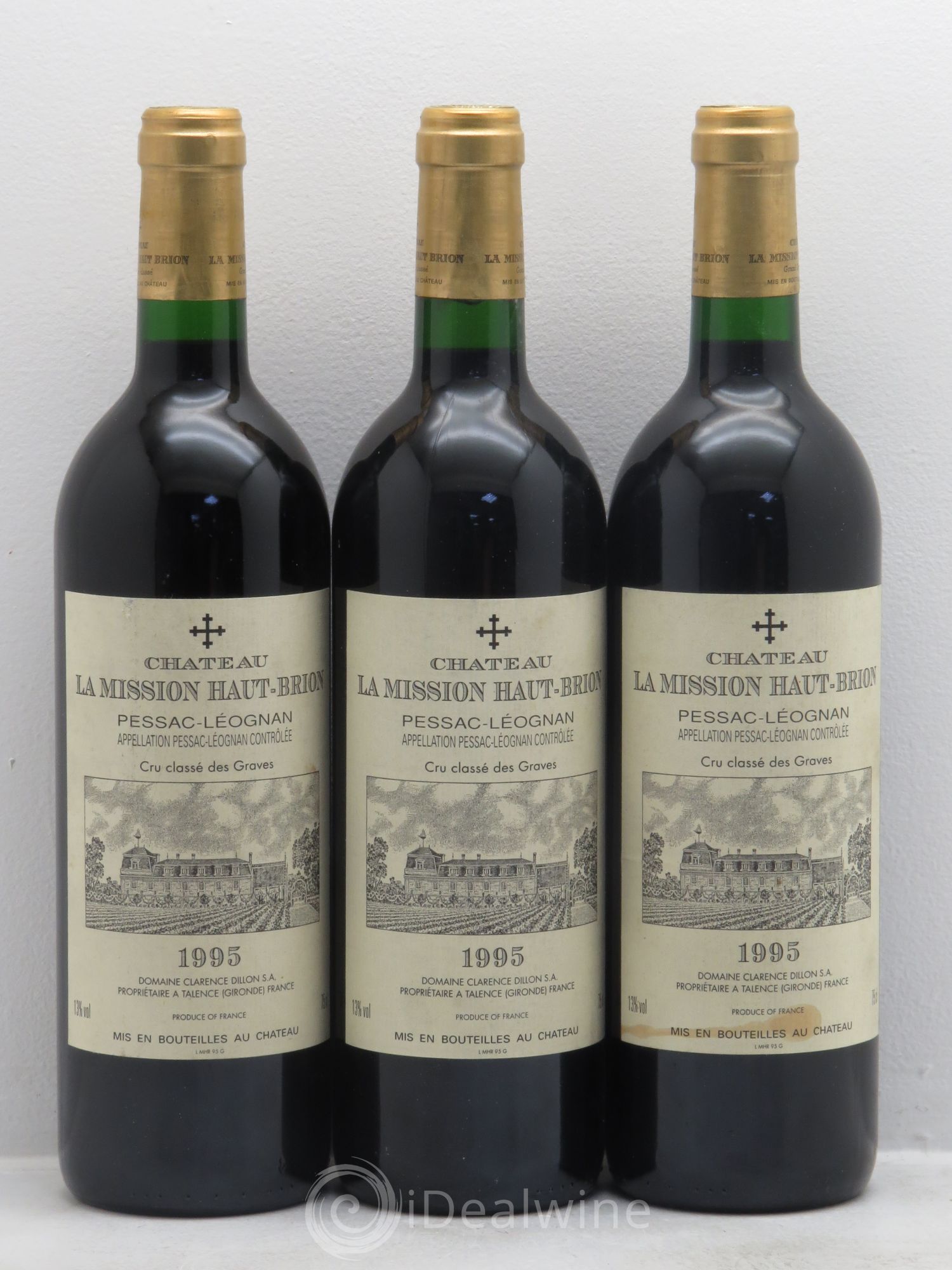 Château la Mission Haut-Brion Cru Classé de Graves 1995 - Lot de 6 bouteilles - 2