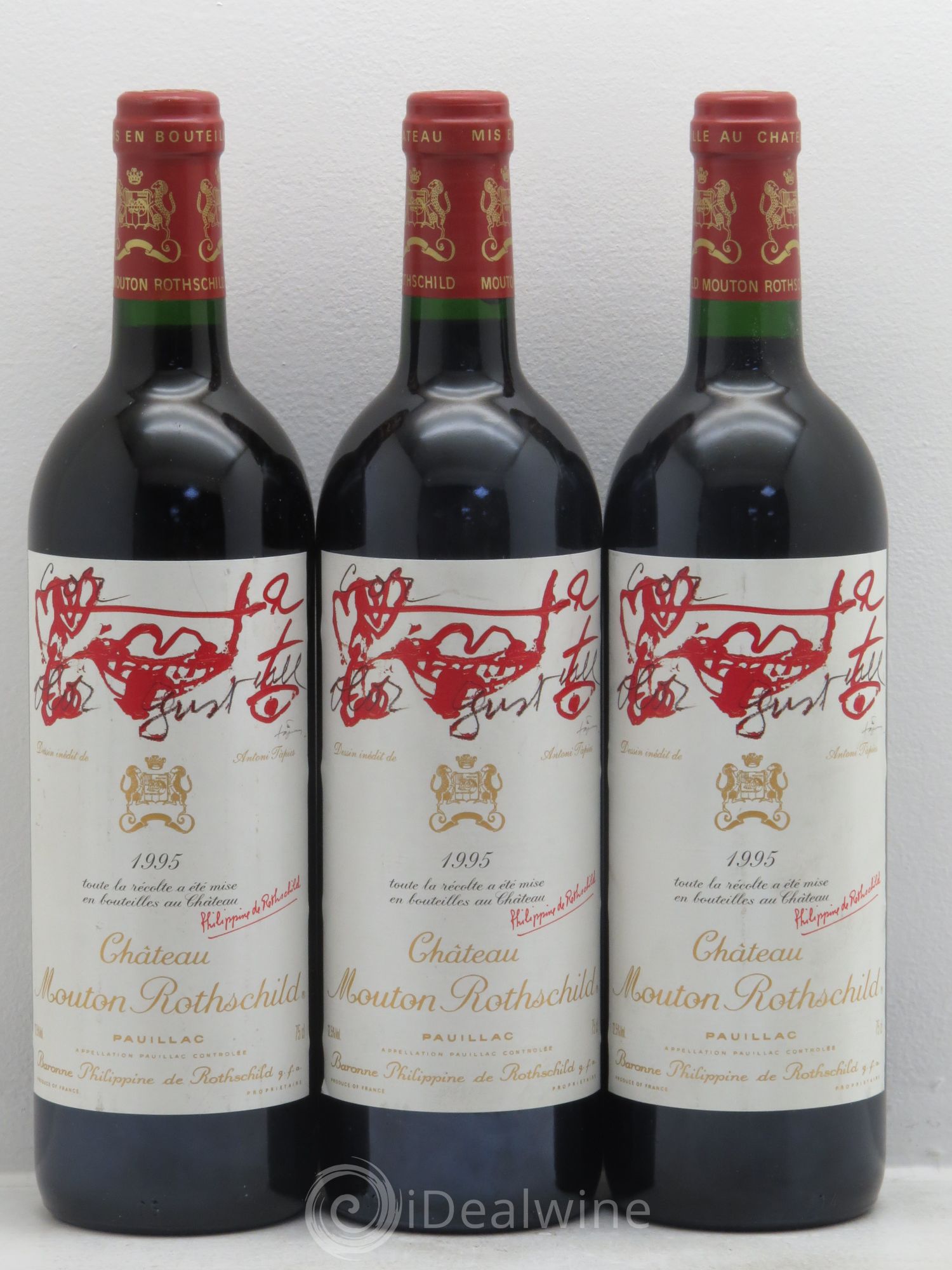 Château Mouton Rothschild 1er Grand Cru Classé 1995 - Lot de 6 bouteilles - 3