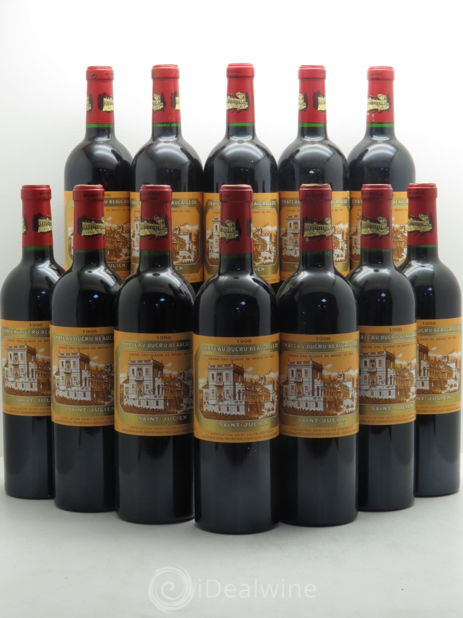 Château Ducru Beaucaillou 2ème Grand Cru Classé 1998 - Lot de 12 bouteilles - 0