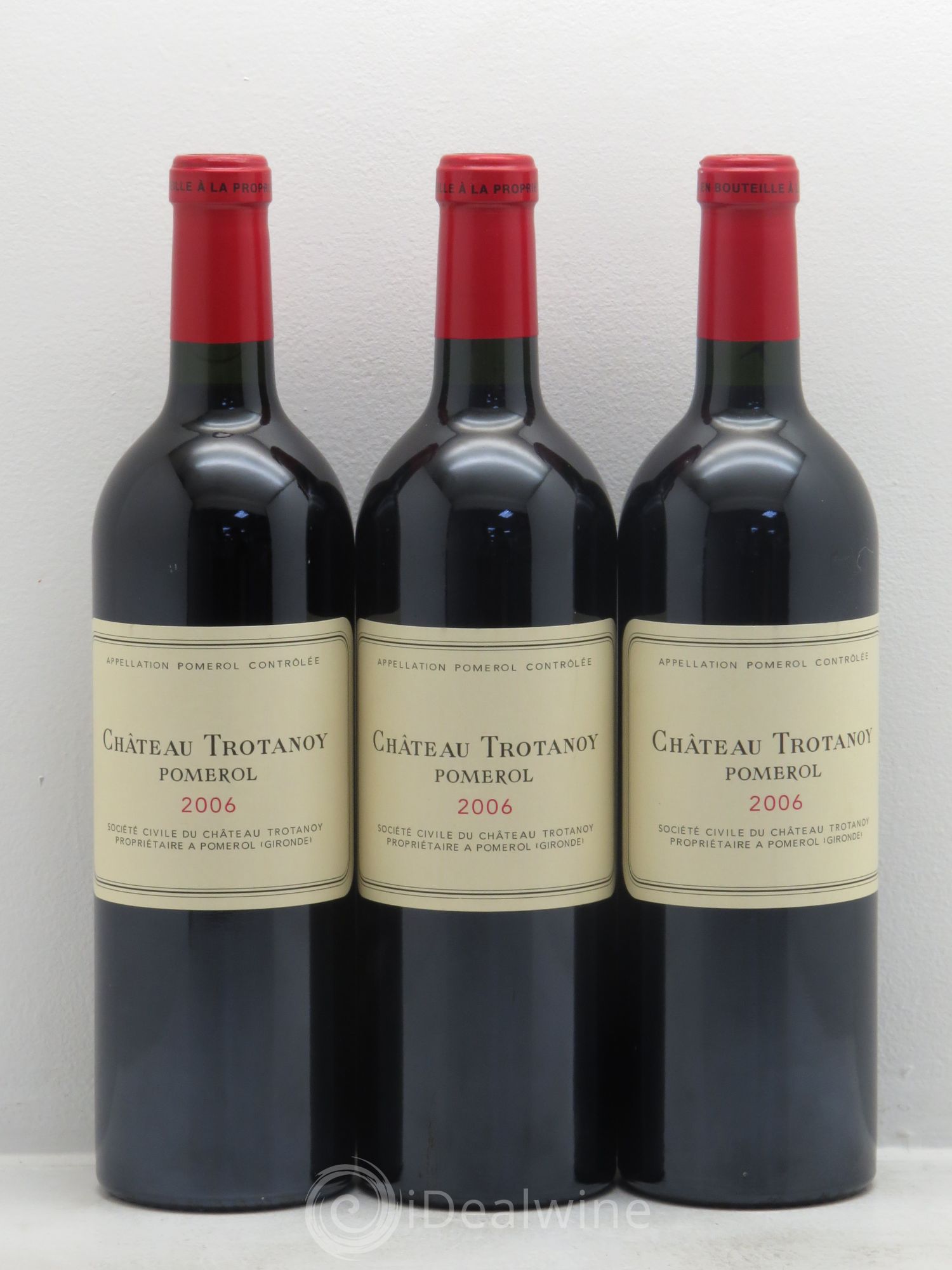 Château Trotanoy 2006 - Lot de 3 bouteilles - 0