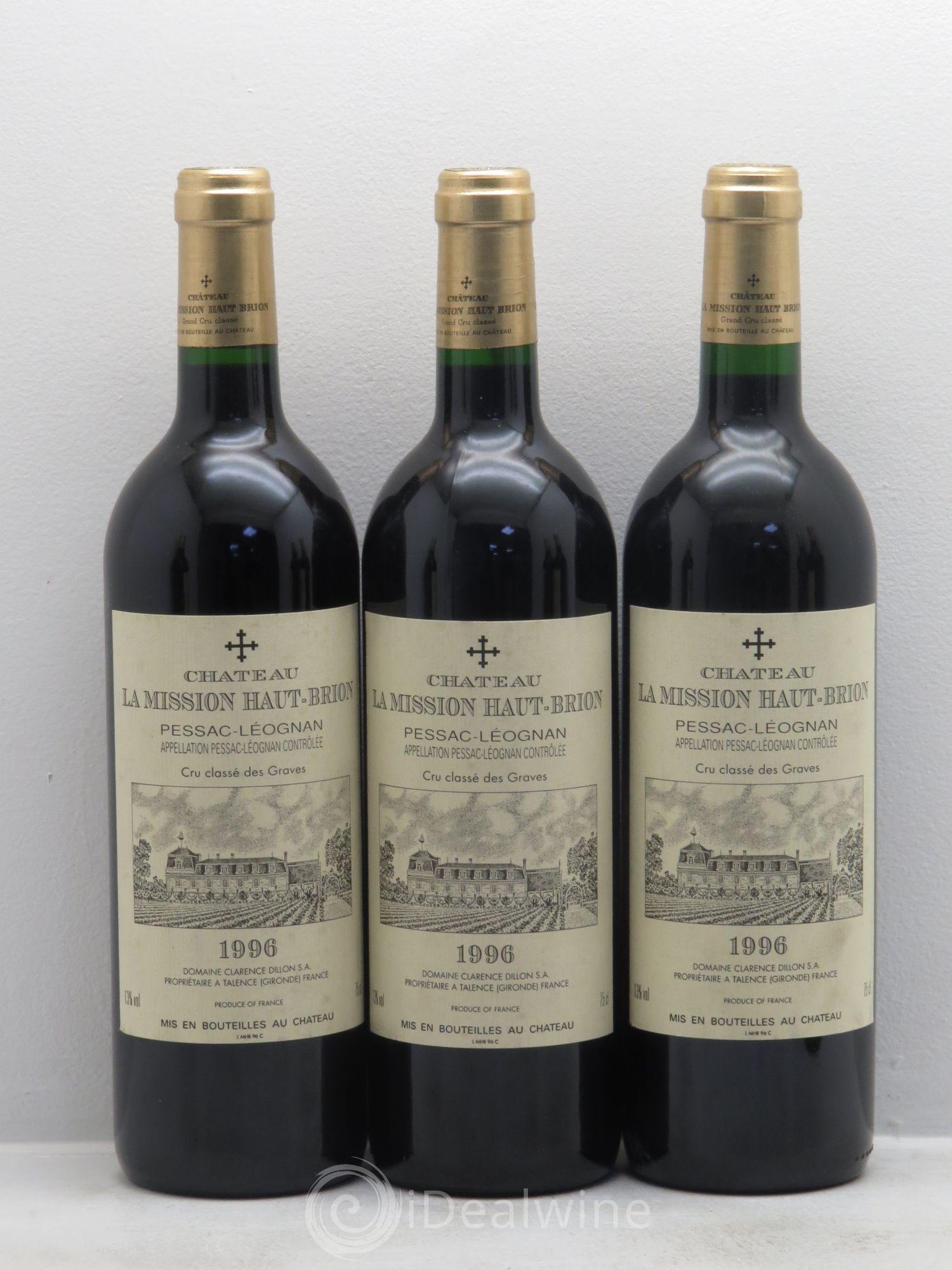 Château la Mission Haut-Brion Cru Classé de Graves 1996 - Lot de 12 bouteilles - 3