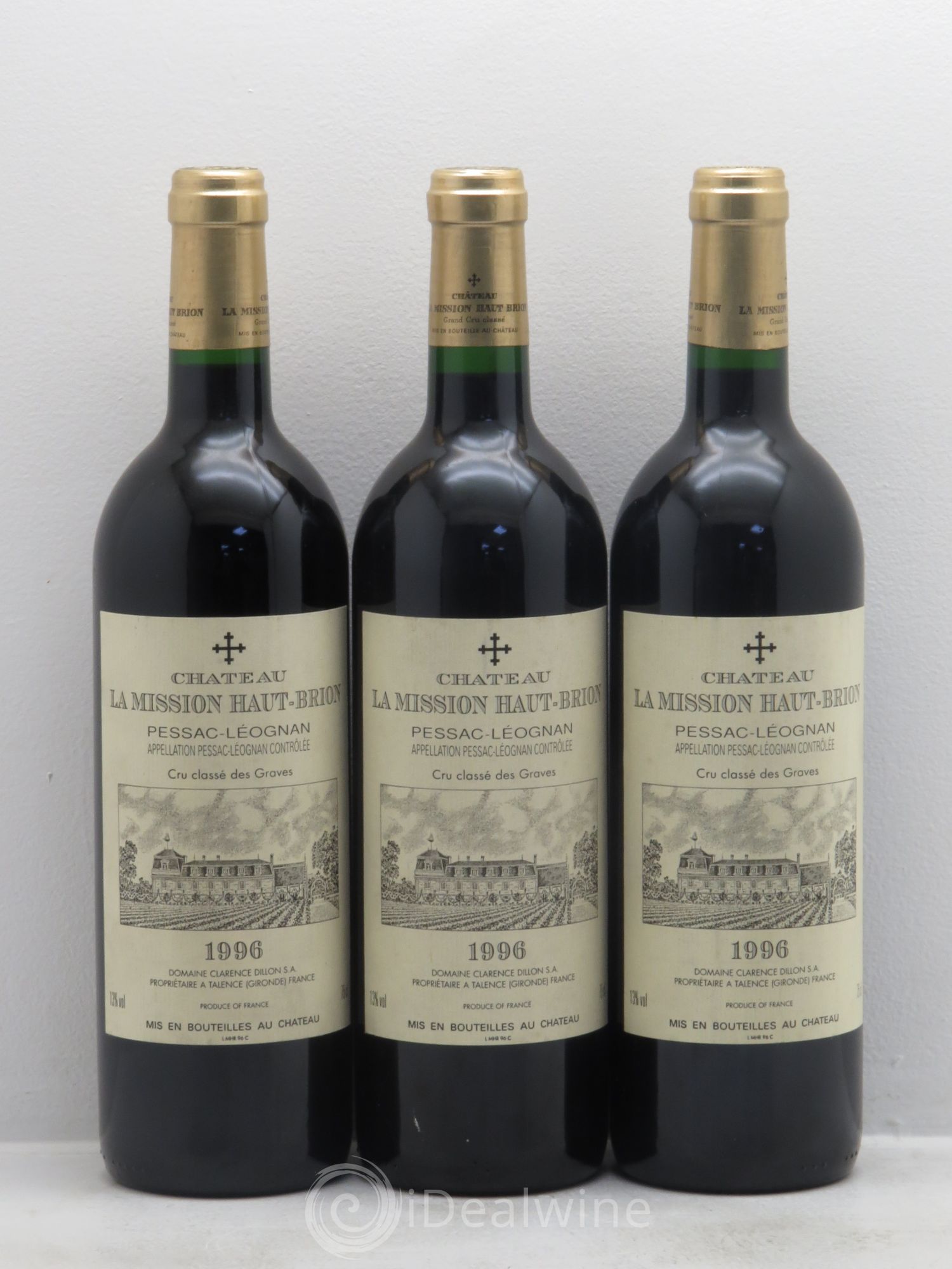 Château la Mission Haut-Brion Cru Classé de Graves 1996 - Lot de 12 bouteilles - 4
