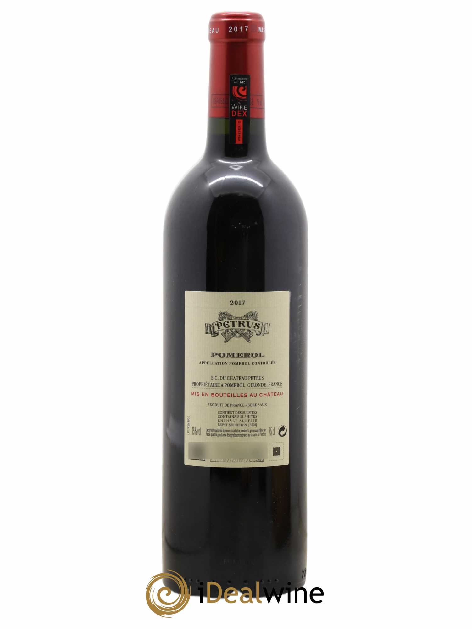 Petrus 2017 - Lot de 1 bouteille - 1