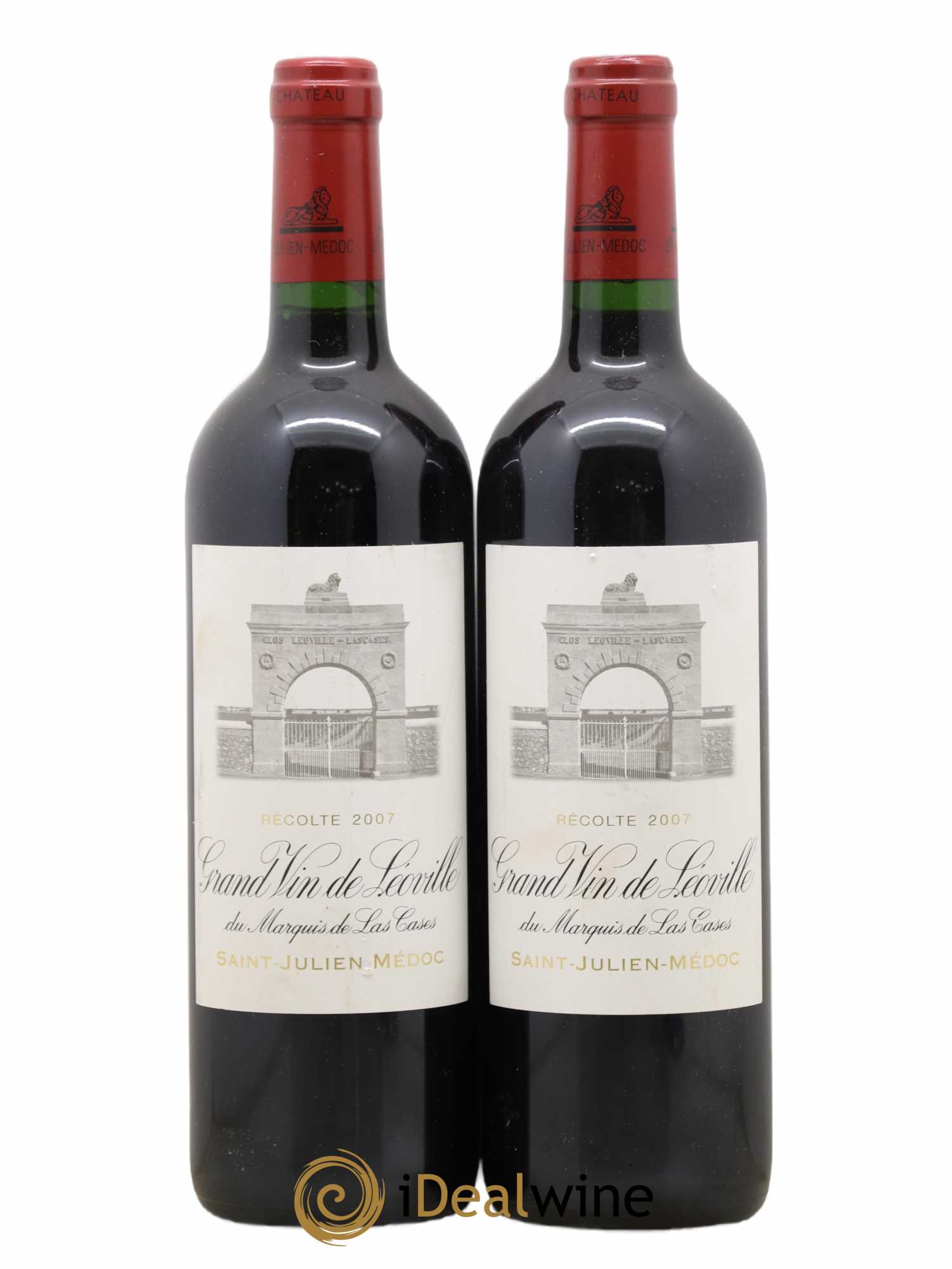 Château Léoville Las Cases 2ème Grand Cru Classé 2007 - Lot de 2 bouteilles - 0