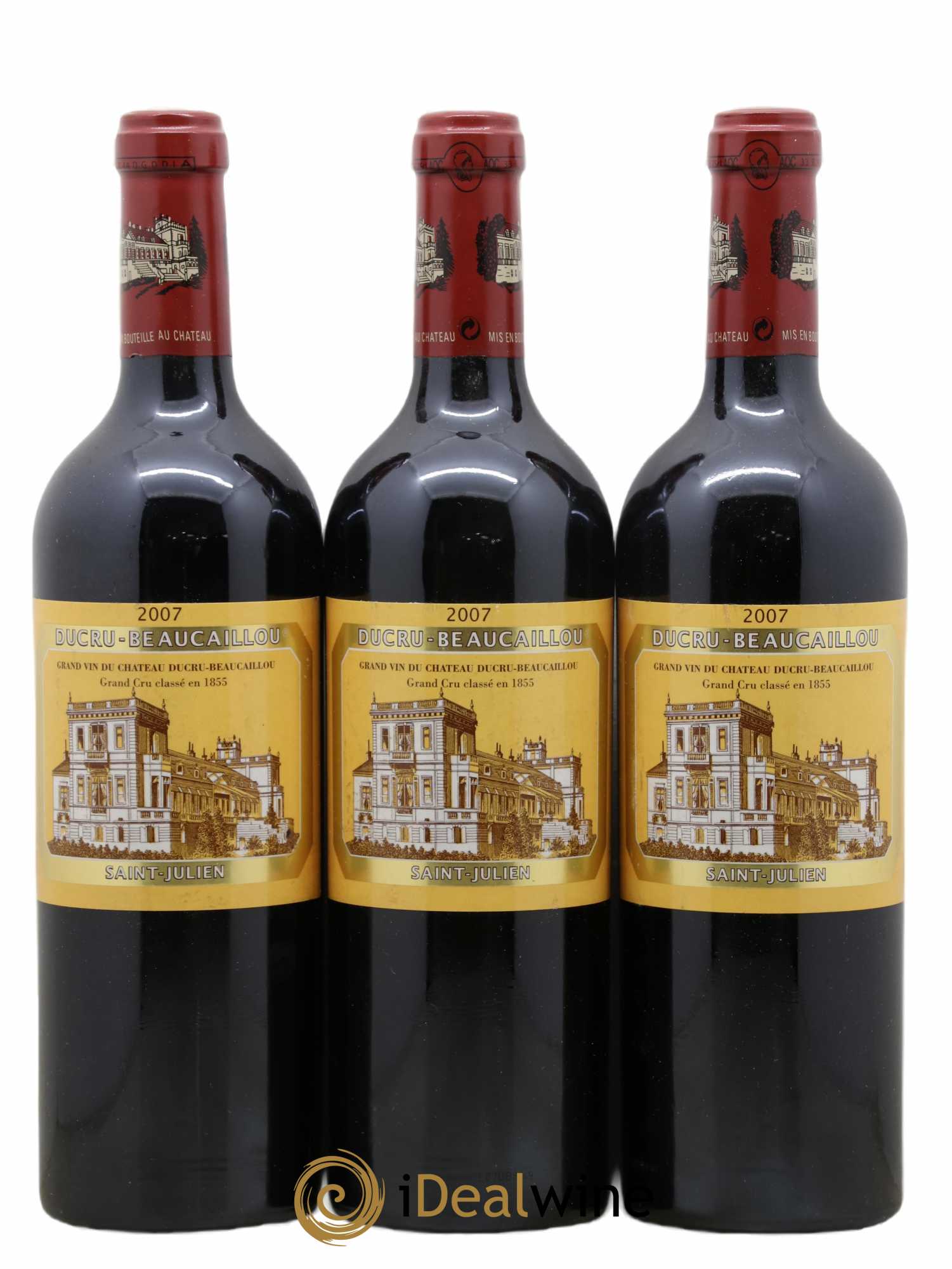 Château Ducru Beaucaillou 2ème Grand Cru Classé 2007 - Lot de 3 bouteilles - 0