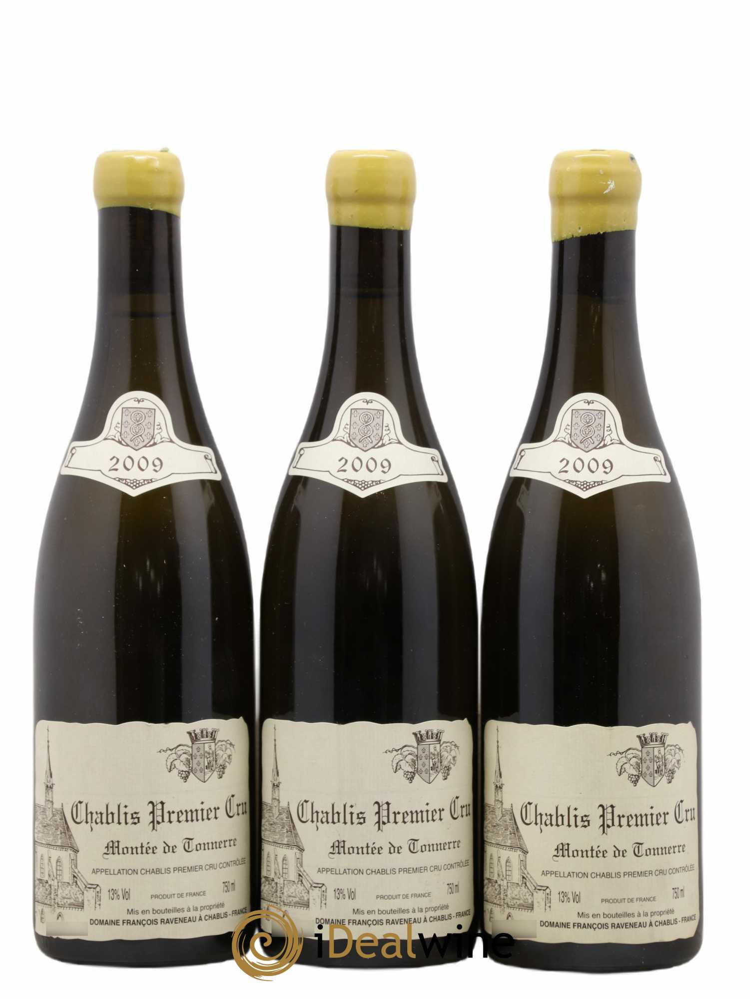 Chablis 1er Cru Montée de Tonnerre Raveneau (Domaine) 2009 - Lot de 3 bouteilles - 0