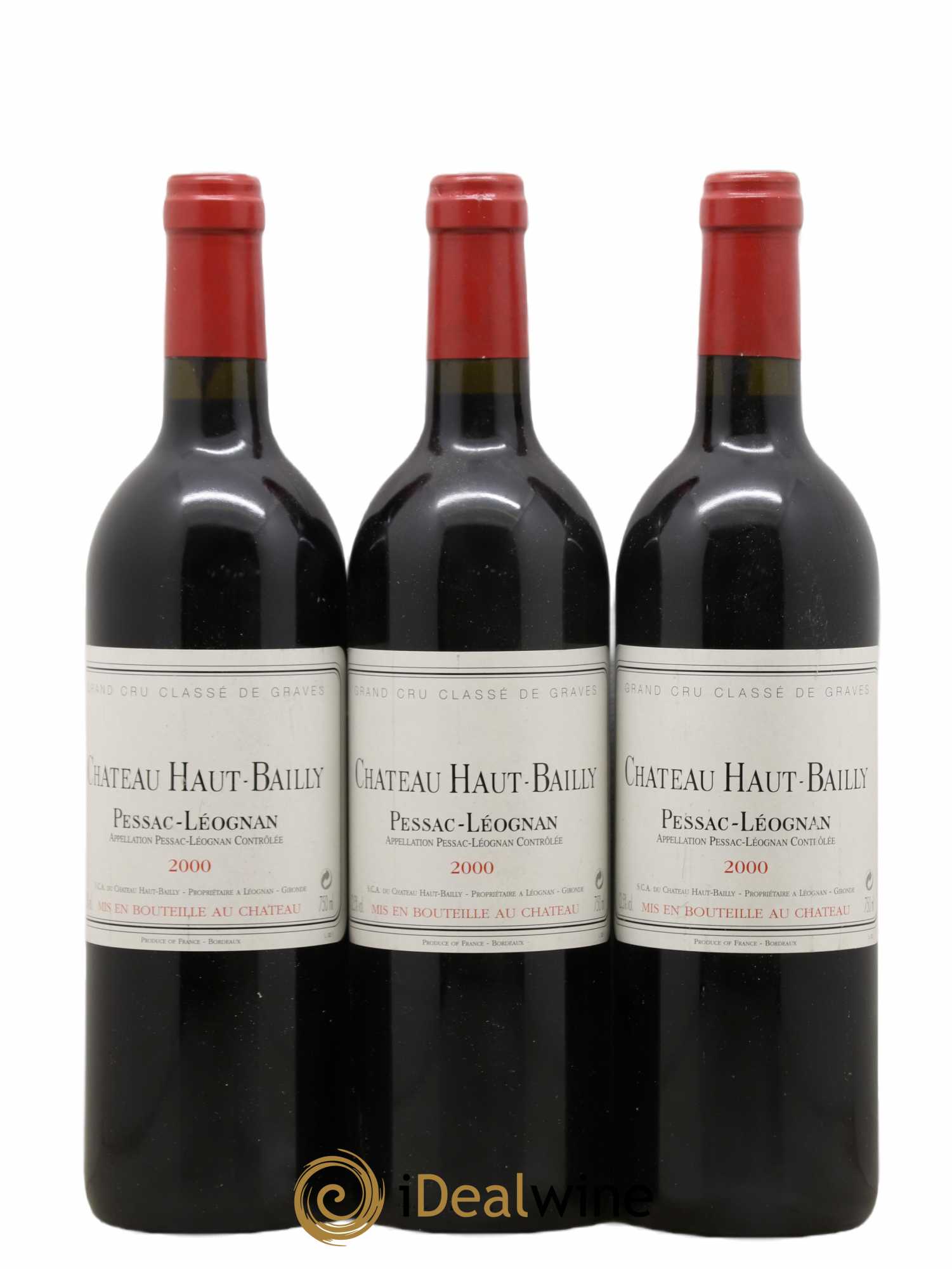 Château Haut-Bailly Cru Classé de Graves 2000 - Lot de 6 bouteilles - 2