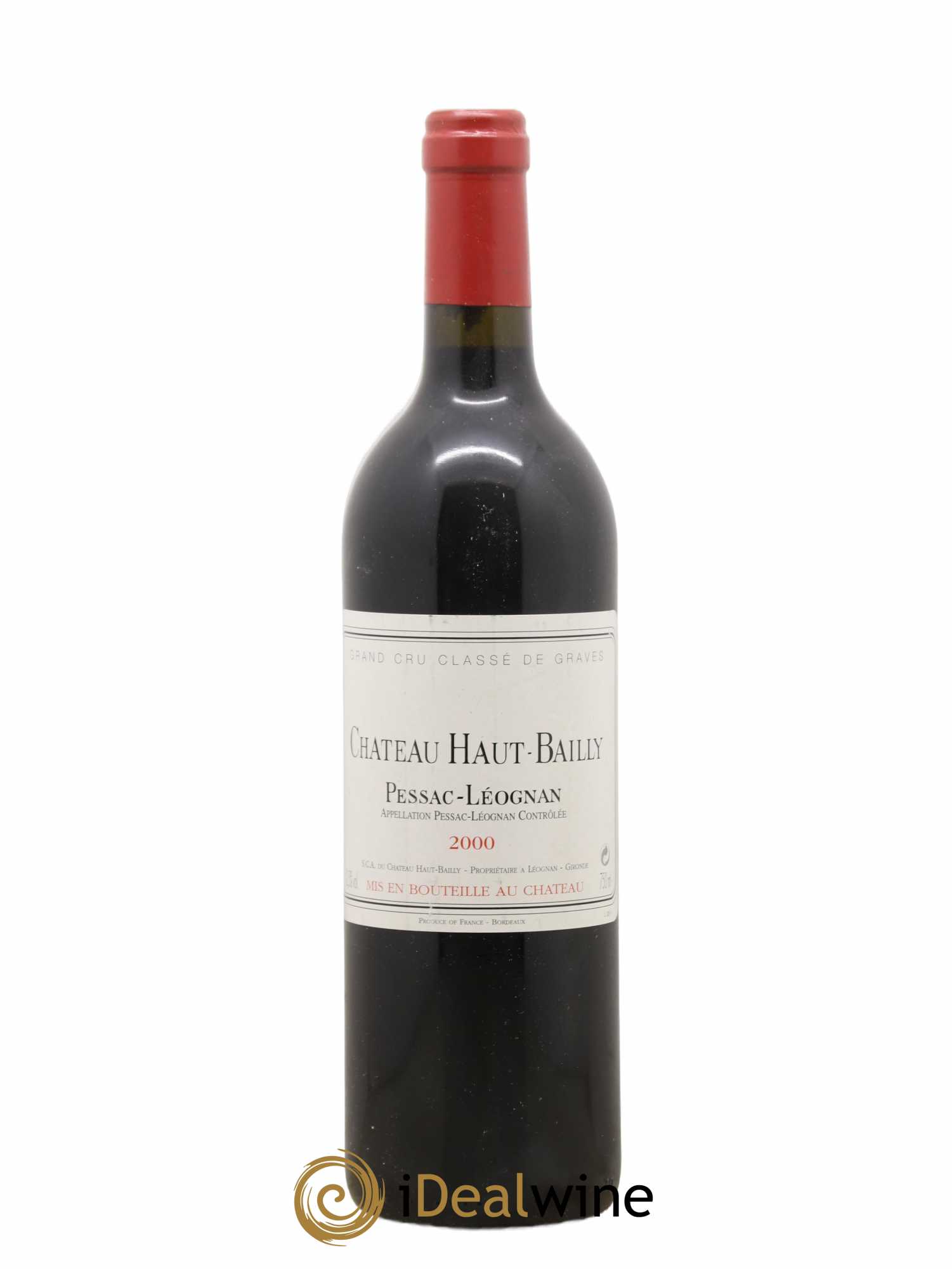 Château Haut-Bailly Cru Classé de Graves 2000 - Lot de 1 bouteille - 0