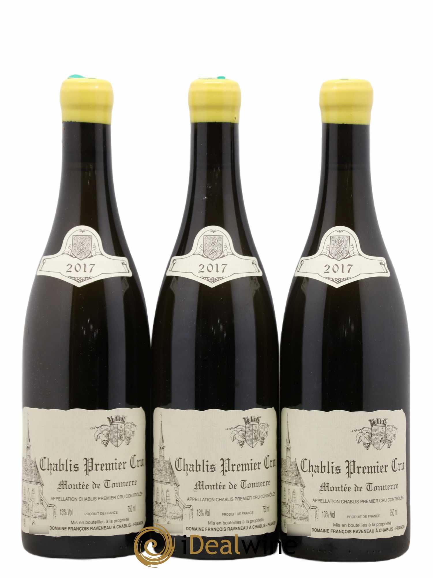 Chablis 1er Cru Montée de Tonnerre Raveneau (Domaine) 2017 - Lot de 3 bouteilles - 0