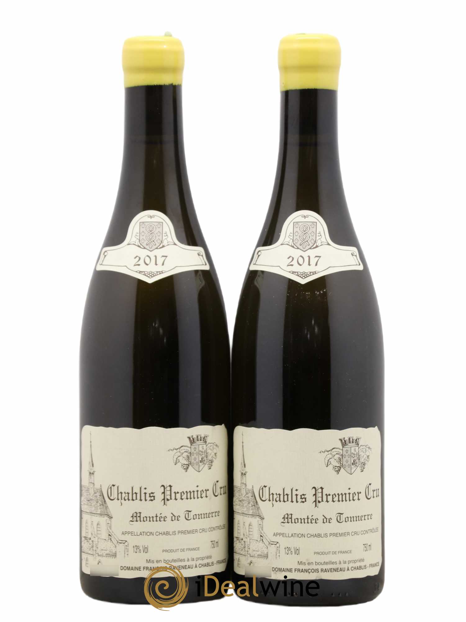 Chablis 1er Cru Montée de Tonnerre Raveneau (Domaine) 2017 - Lot de 2 bouteilles - 0