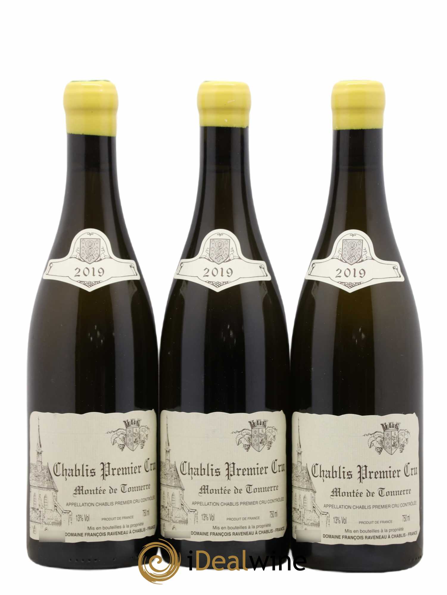 Chablis 1er Cru Montée de Tonnerre Raveneau (Domaine) 2019 - Lot de 3 bouteilles - 0