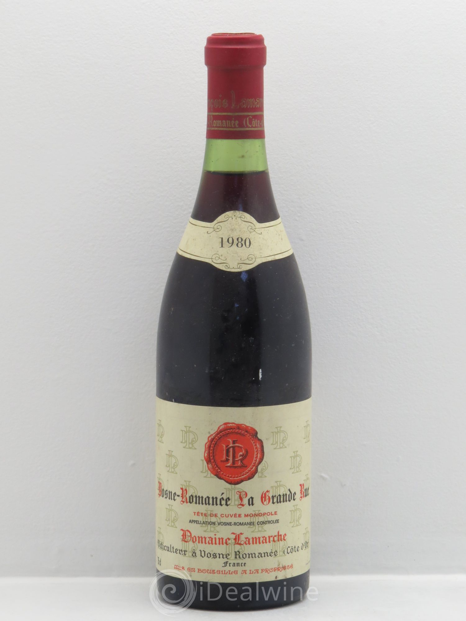 Vosne-Romanée Lamarche (Domaine) La Grande Rue Tête de Cuvée 1980 - Lot de 1 bouteille - 0