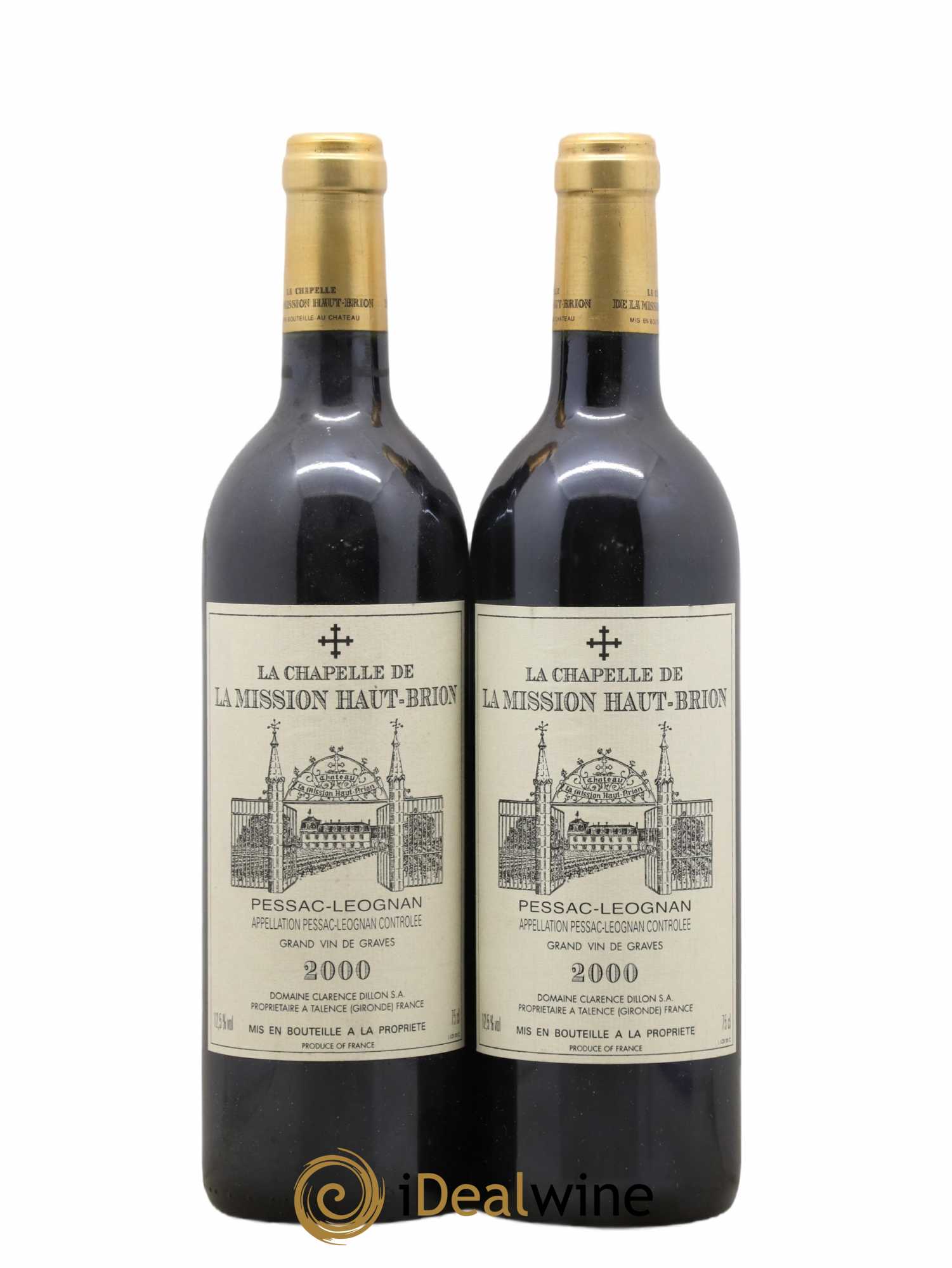 La Chapelle de La Mission Haut-Brion Second Vin 2000 - Lot de 2 bouteilles - 0