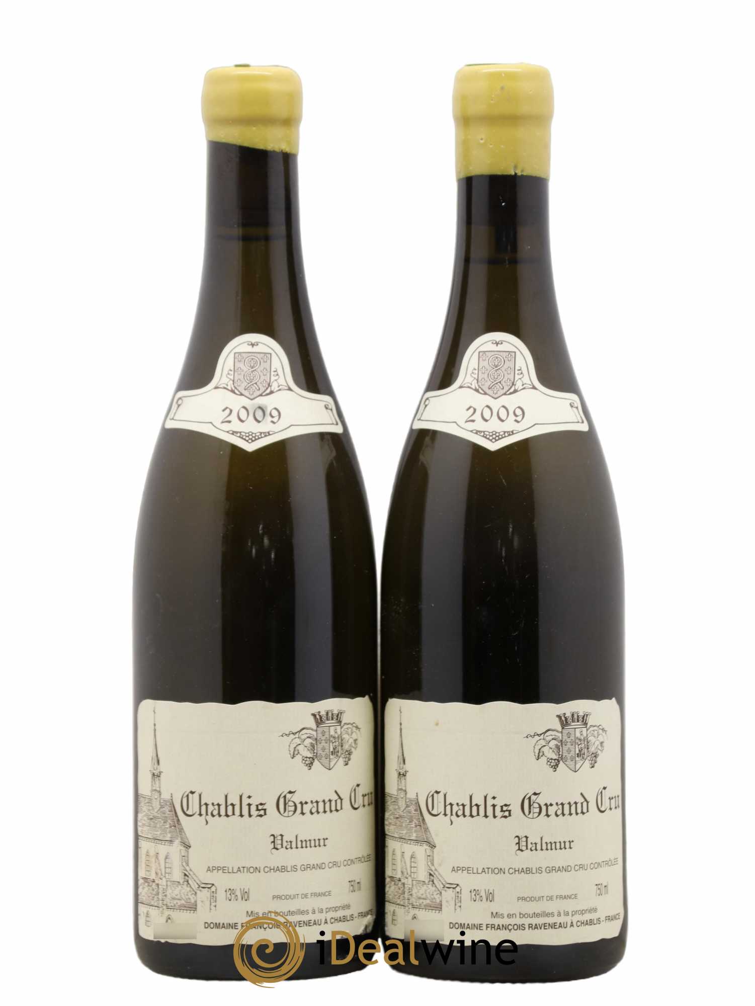 Chablis Grand Cru Valmur Raveneau (Domaine) 2009 - Lot de 2 bouteilles - 0