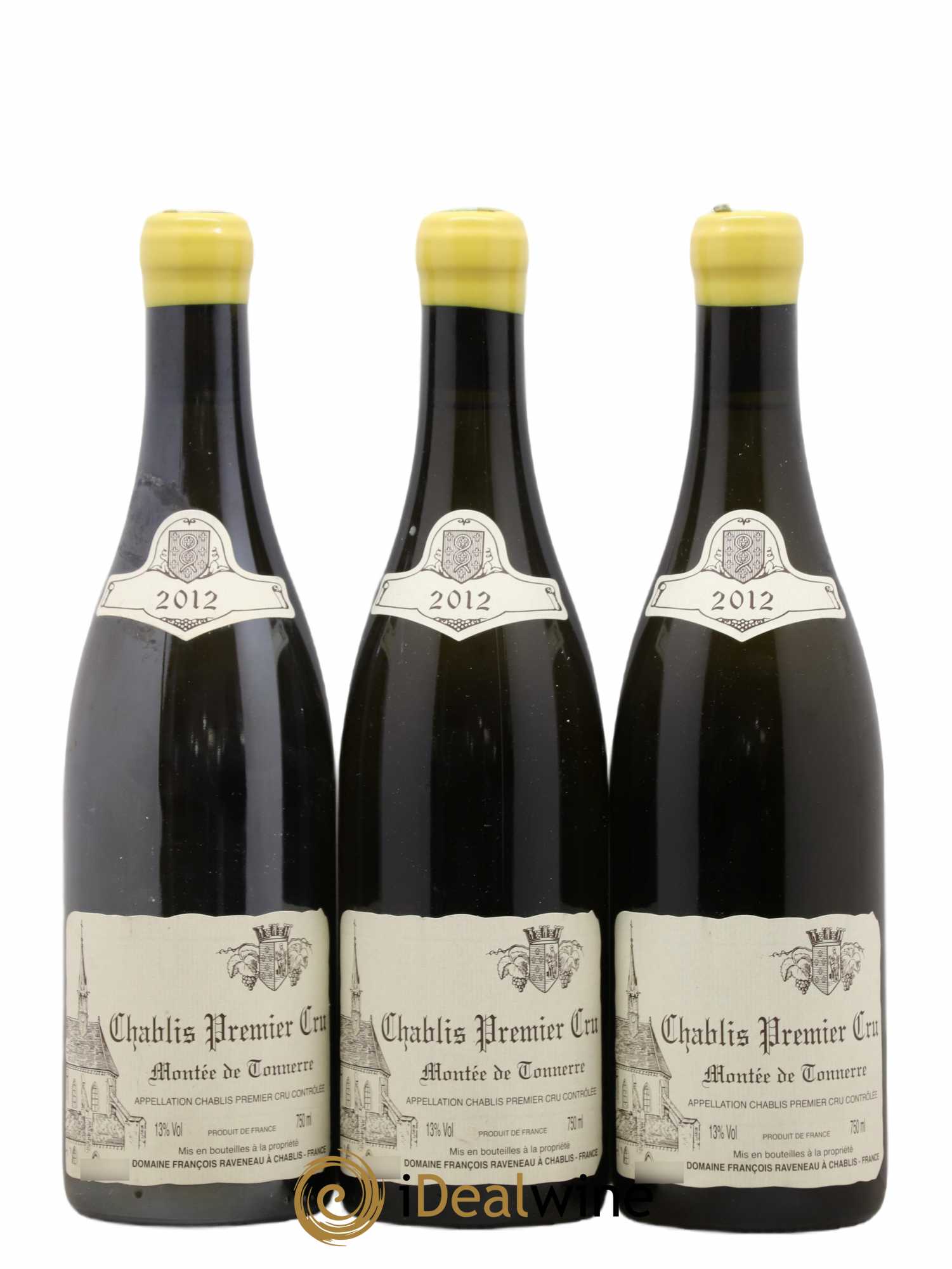 Chablis 1er Cru Montée de Tonnerre Raveneau (Domaine) 2012 - Lot de 3 bouteilles - 0
