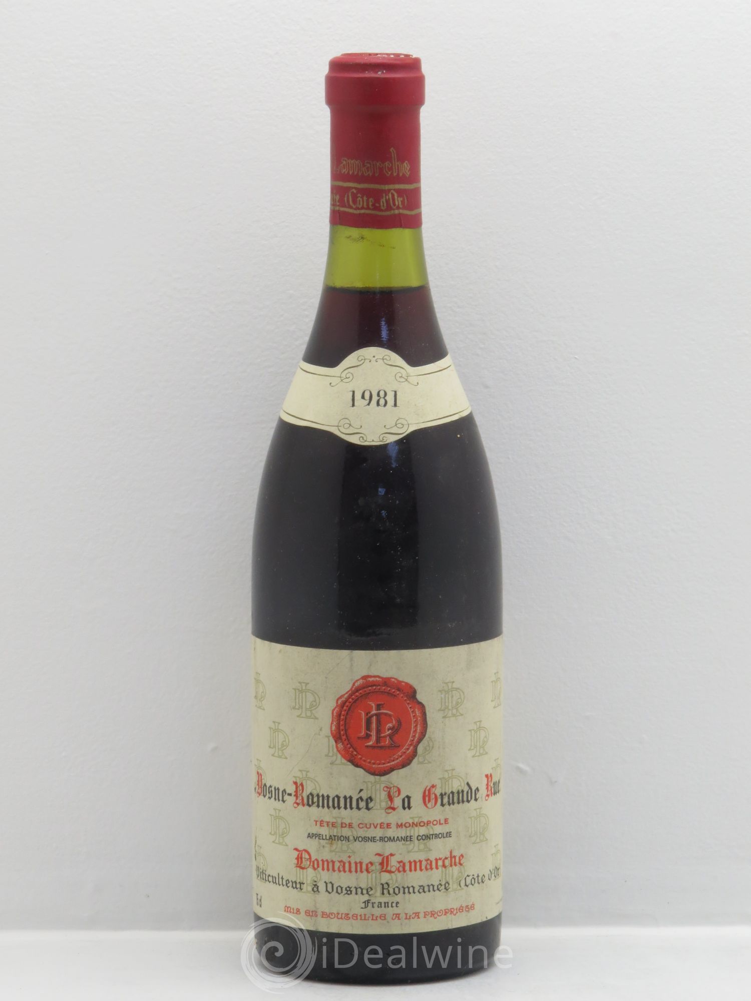 Vosne-Romanée Lamarche (Domaine) La Grande Rue Tête de Cuvée 1981 - Lot de 1 bouteille - 0