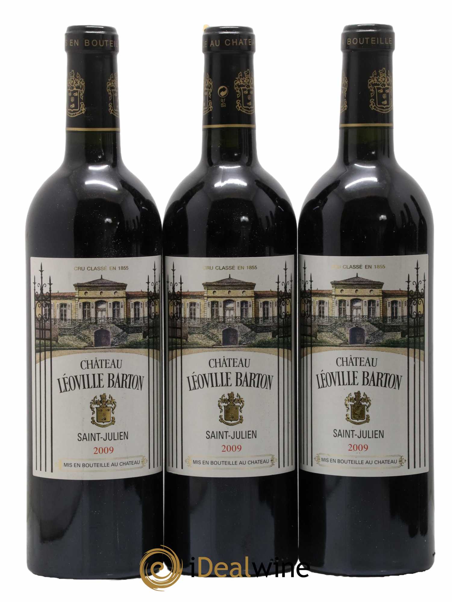 Château Léoville Barton 2ème Grand Cru Classé 2009 - Lot de 3 bouteilles - 0