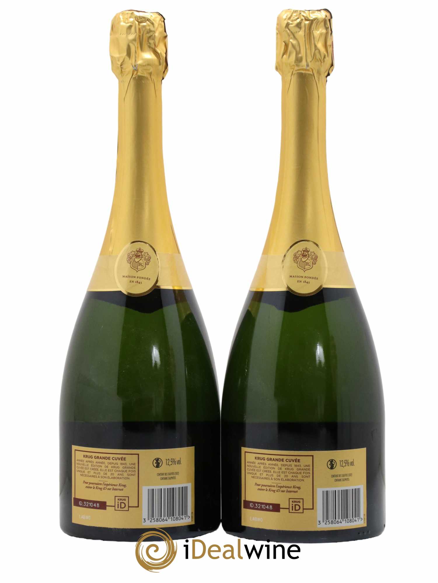 Grande Cuvée - 170ème édition Krug - Lot de 2 bouteilles - 1