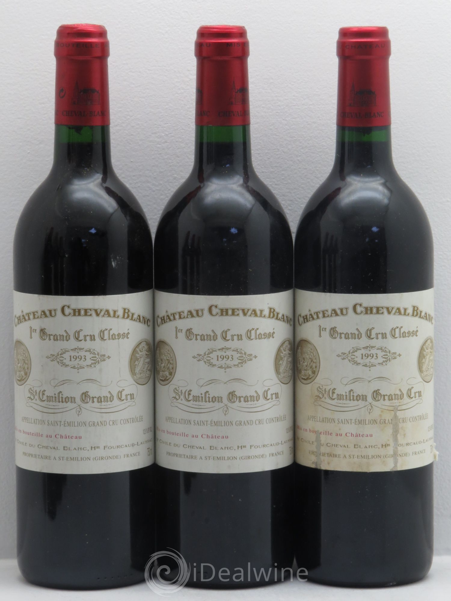 Château Cheval Blanc 1er Grand Cru Classé A 1993 - Lot de 6 bouteilles - 1
