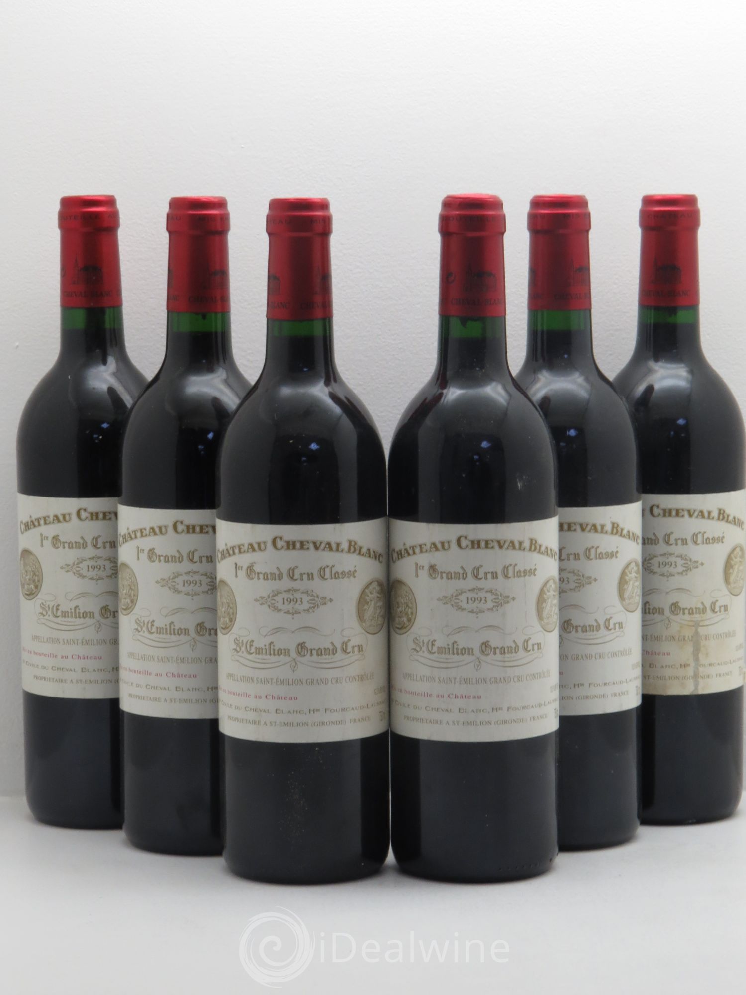 Château Cheval Blanc 1er Grand Cru Classé A 1993 - Lot de 6 bouteilles - 0