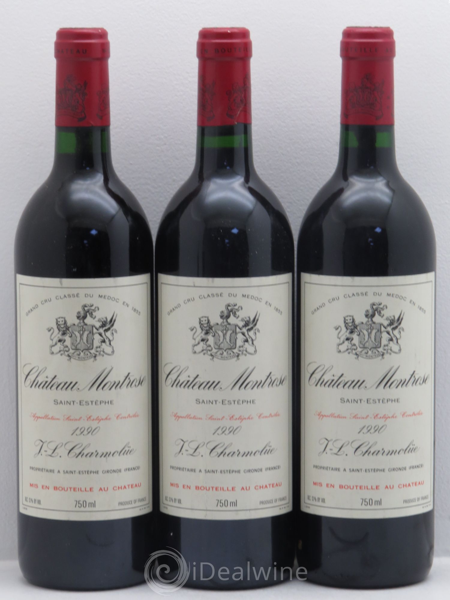 Château Montrose 2ème Grand Cru Classé 1990 - Lot de 6 bouteilles - 1