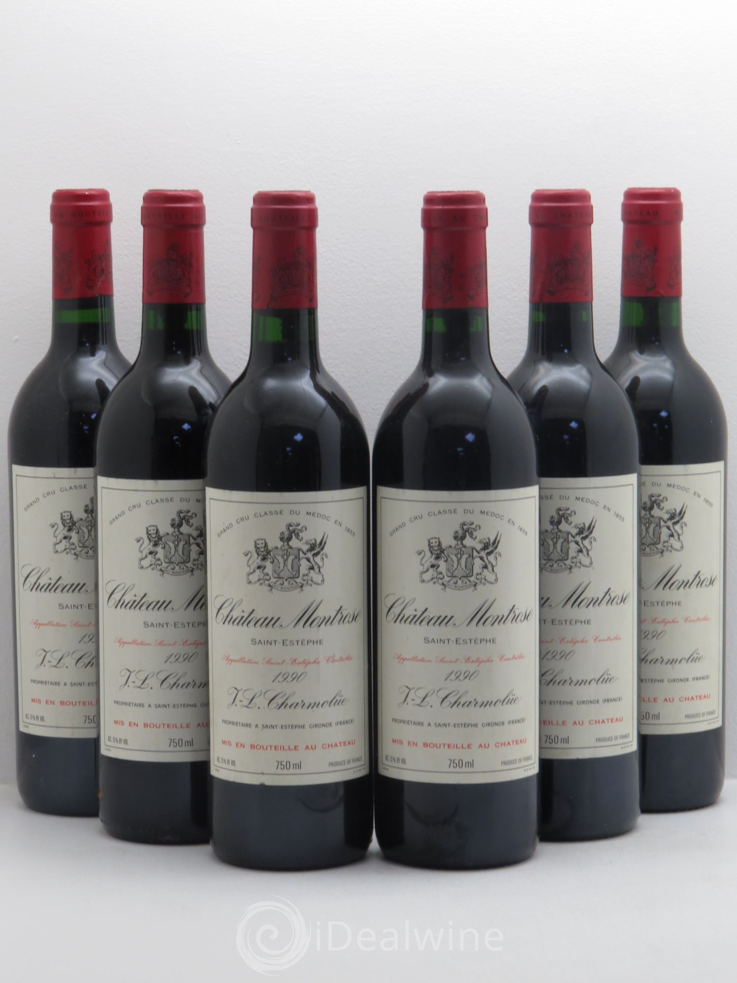 Château Montrose 2ème Grand Cru Classé 1990 - Lot de 6 bouteilles - 0