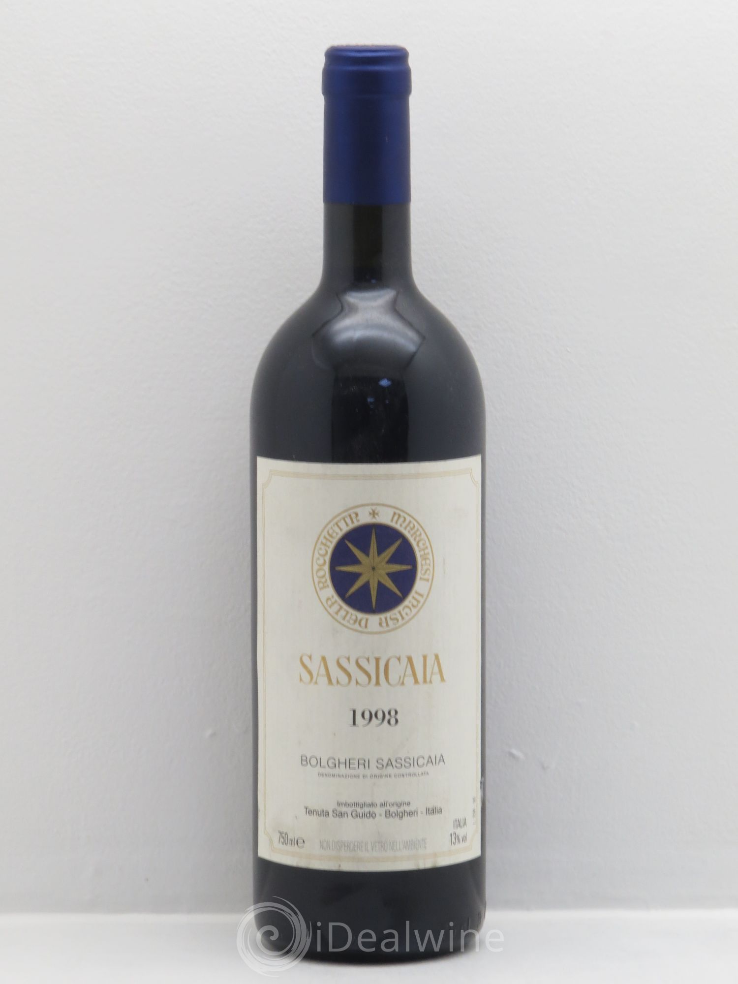 Bolgheri DOC Sassicaia Tenuta San Guido 1998 - Lot de 1 bouteille - 0