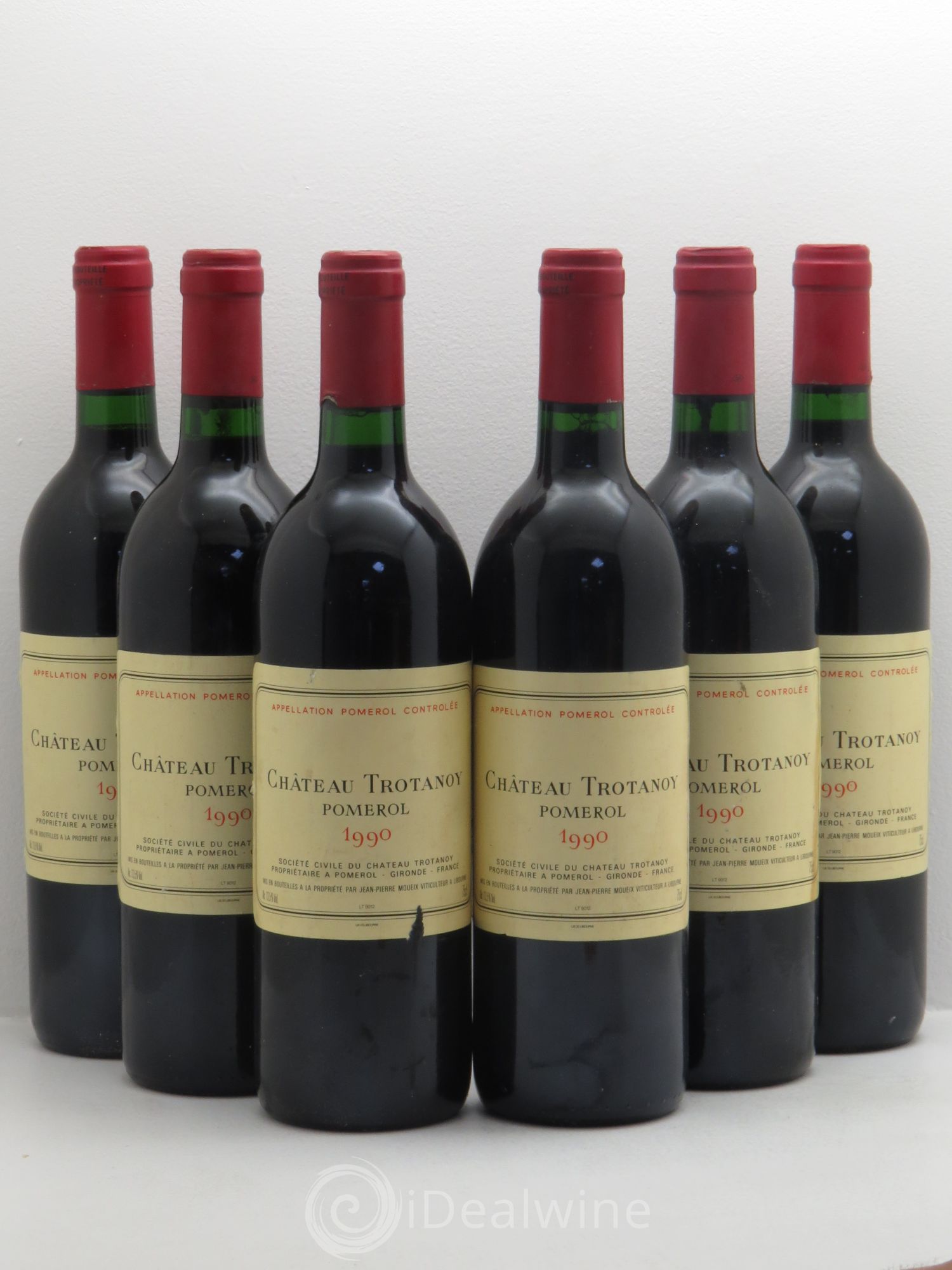 Château Trotanoy 1990 - Lot de 6 bouteilles - 0