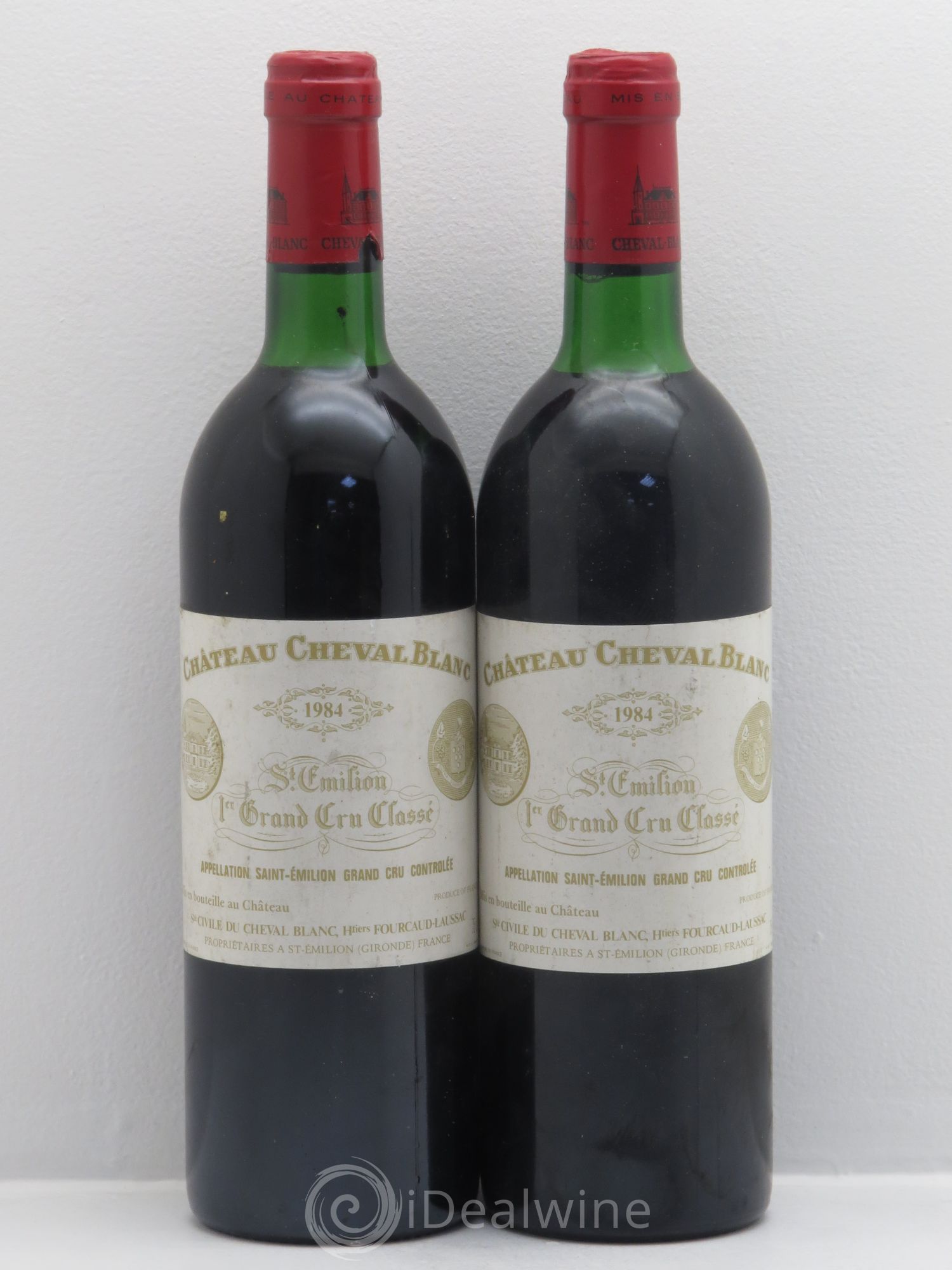 Château Cheval Blanc 1er Grand Cru Classé A 1984 - Lot de 2 bouteilles - 0