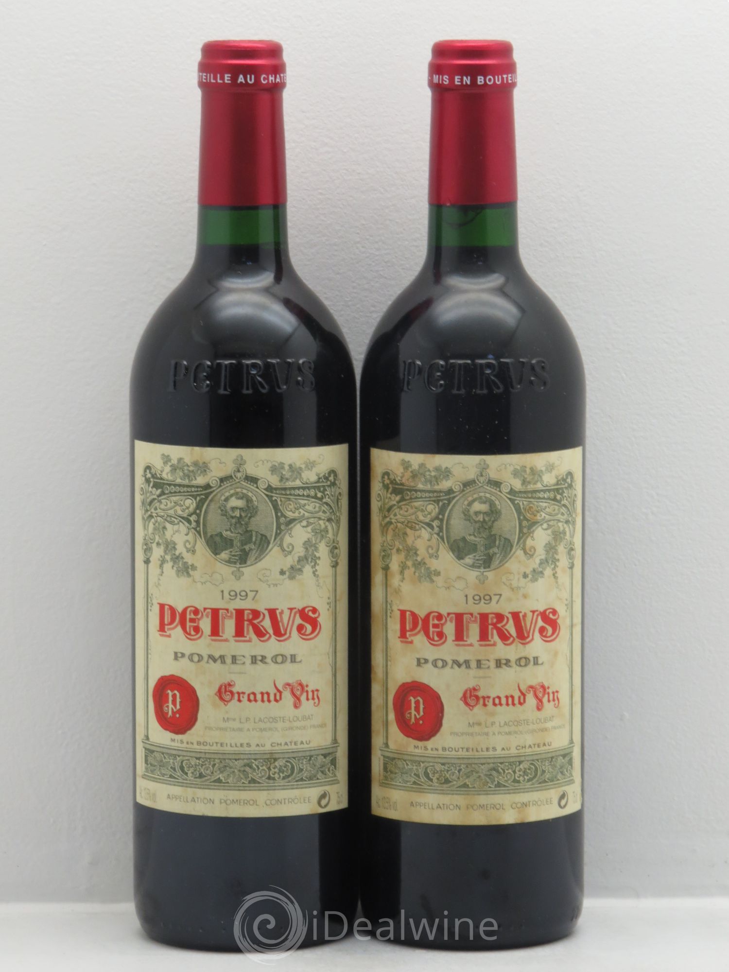 Petrus 1997 - Lot de 2 bouteilles - 0
