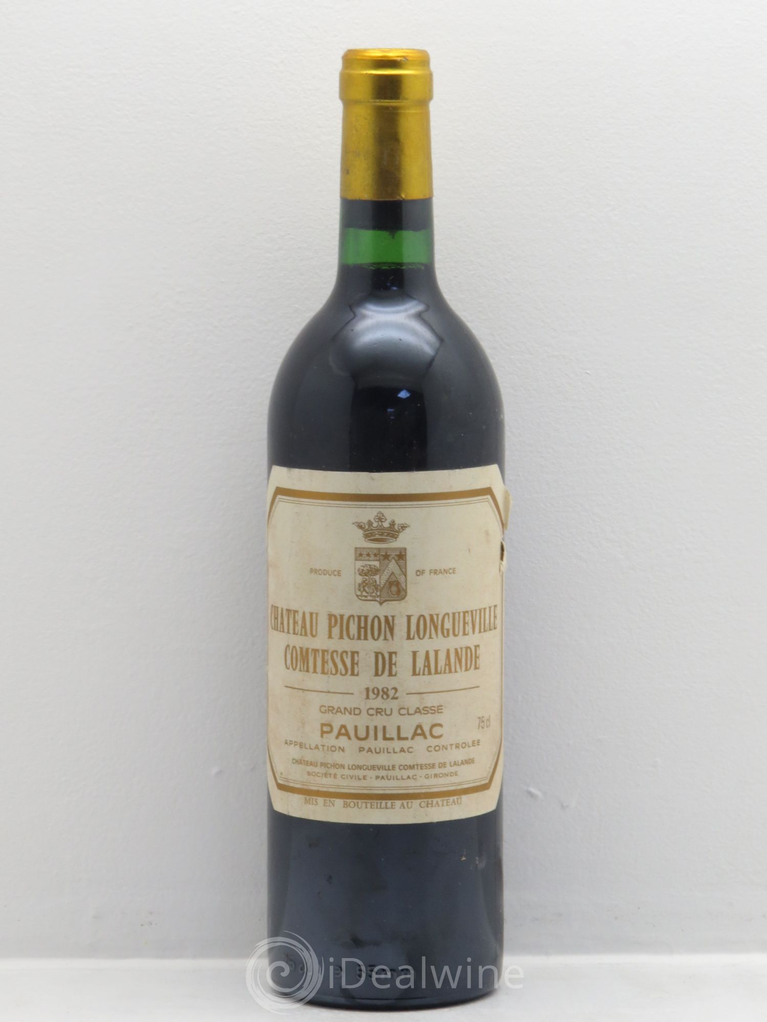 Château Pichon Longueville Comtesse de Lalande 2ème Grand Cru Classé 1982 - Lot de 1 bouteille - 0