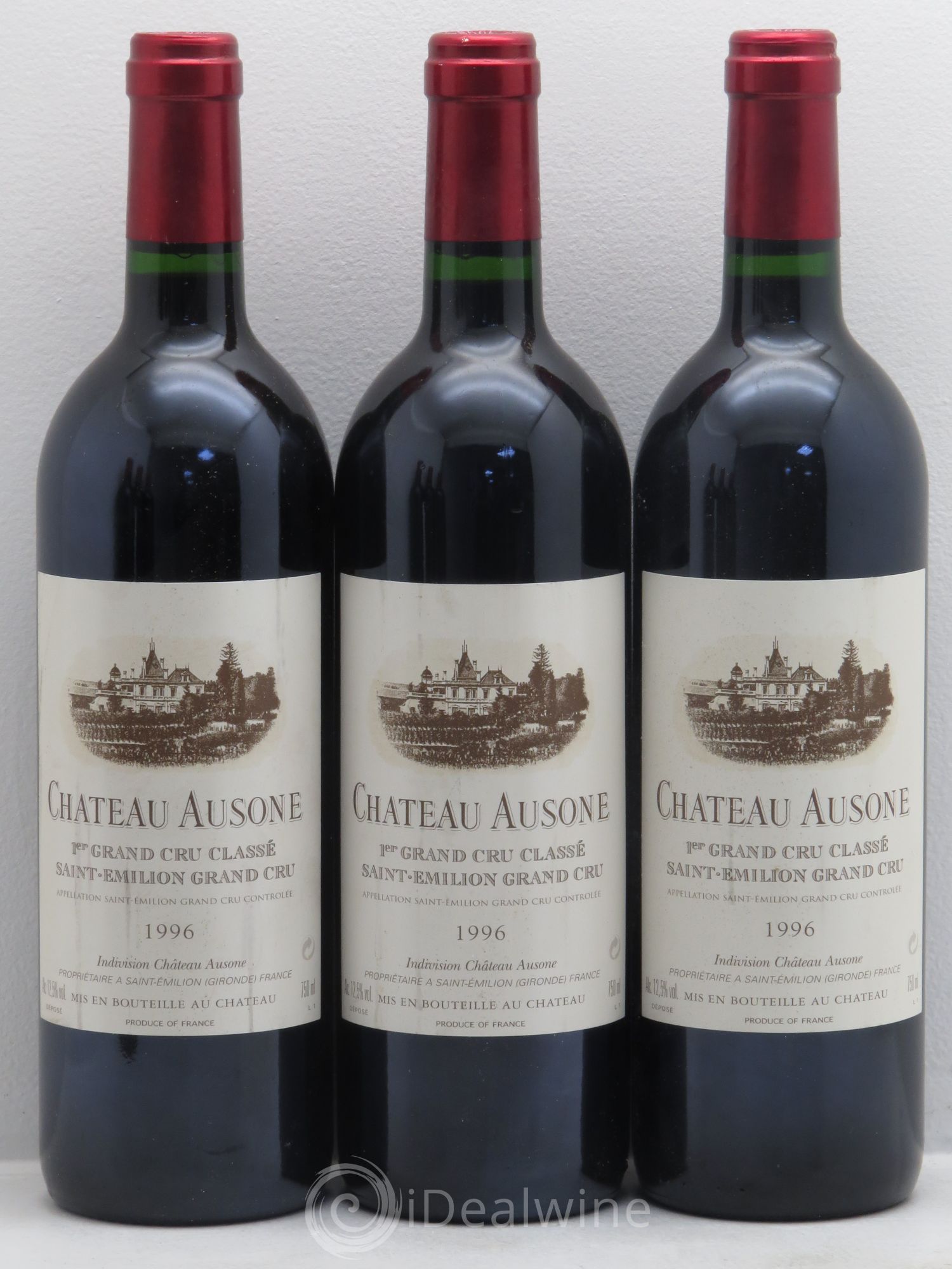 Château Ausone 1er Grand Cru Classé A 1996 - Lot de 6 bouteilles - 1
