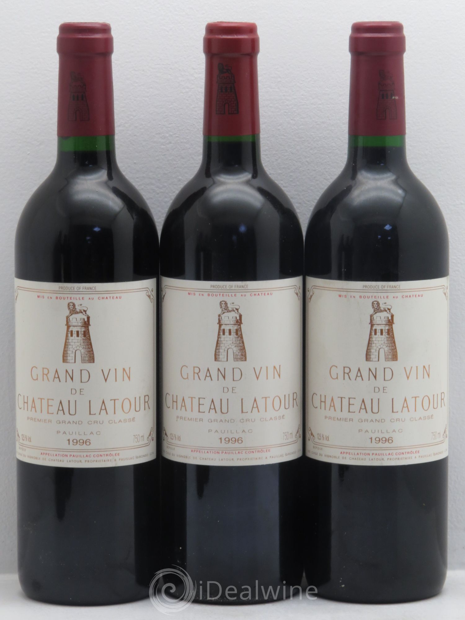 Château Latour 1er Grand Cru Classé 1996 - Lot de 6 bouteilles - 1