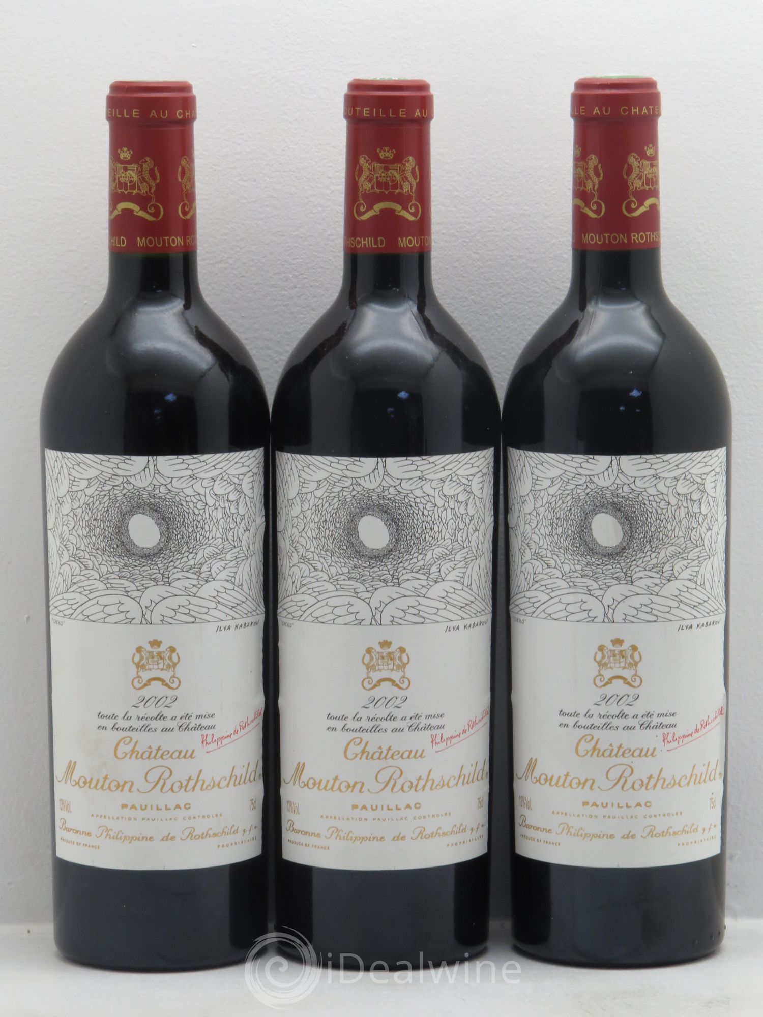 Château Mouton Rothschild 1er Grand Cru Classé 2002 - Lot de 6 bouteilles - 3