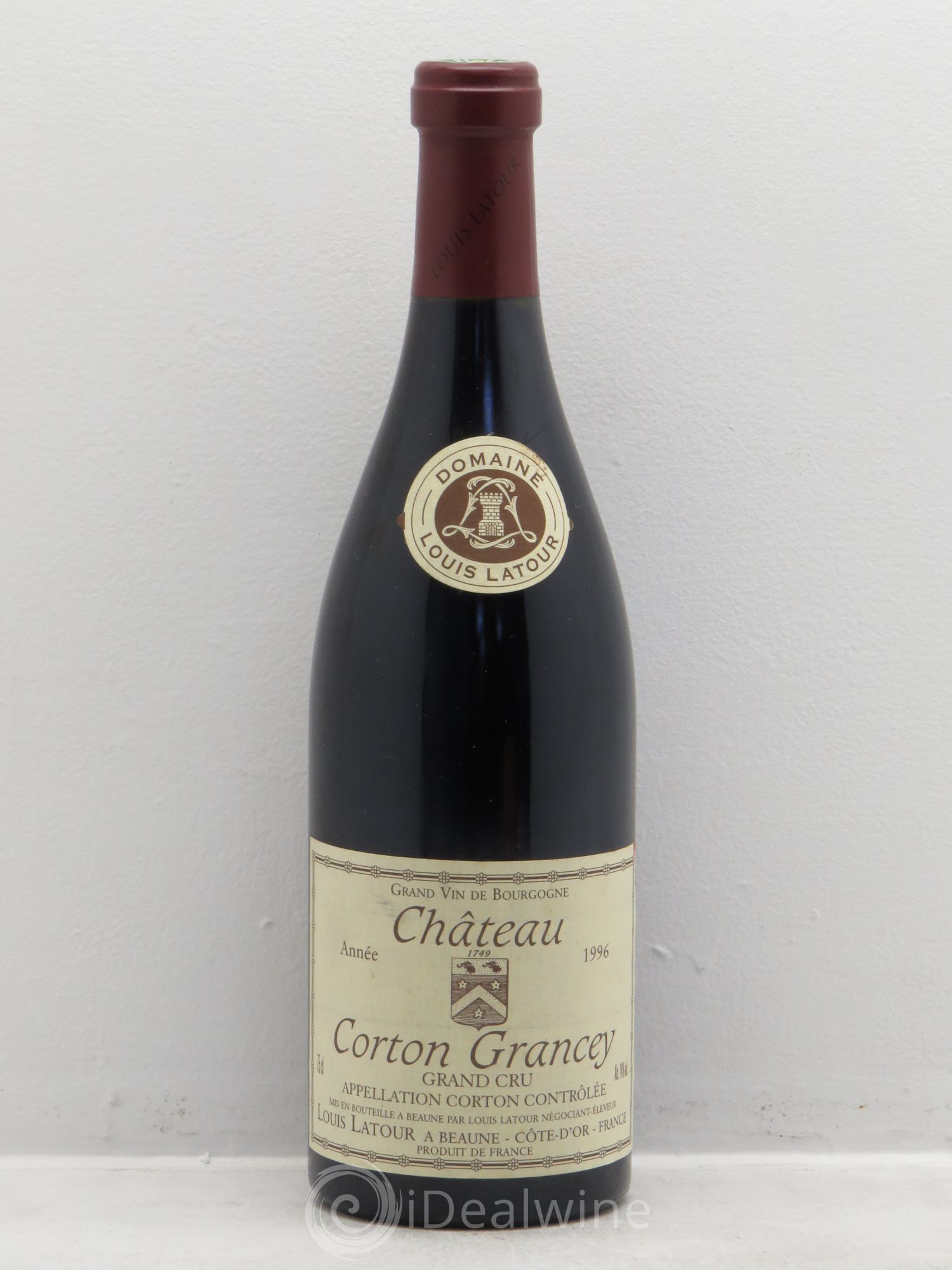 Corton Grand Cru Château Corton Grancey Louis Latour 1996 - Lot de 1 bouteille - 0