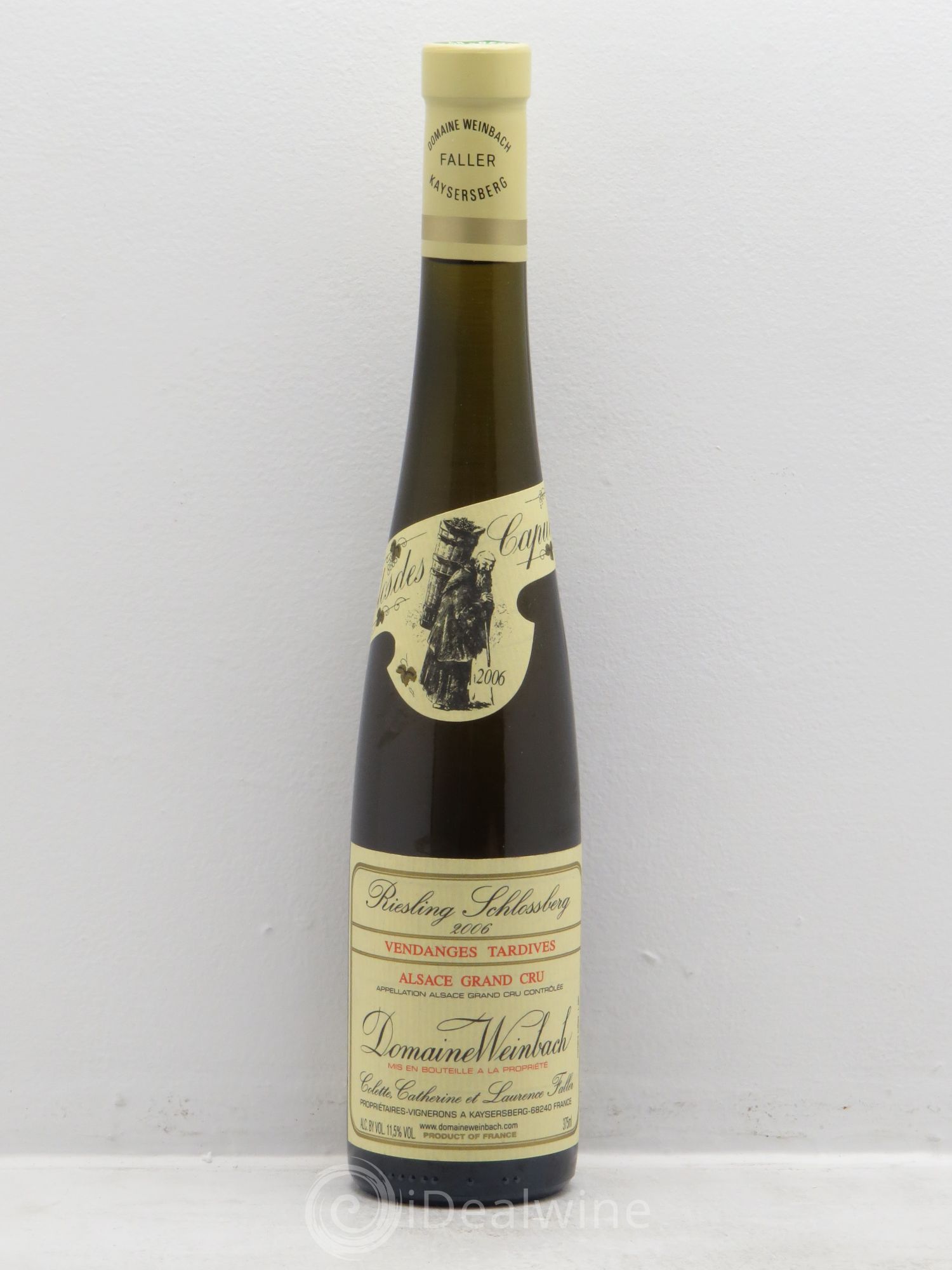 Alsace Grand Cru Schlossberg Riesling Weinbach (Domaine) vendanges tardives 2006 - Posten von 1 Demi-Flasche - 0