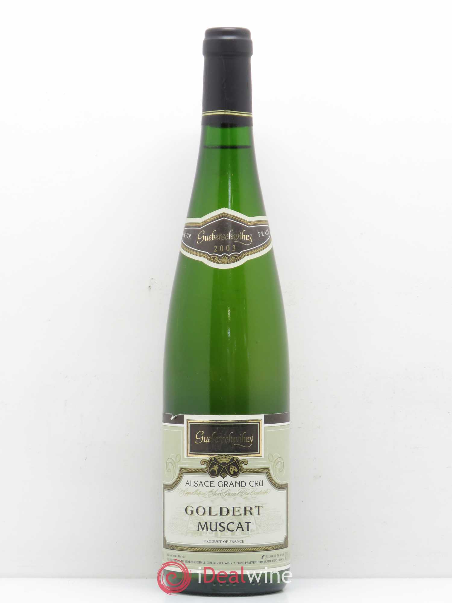 Alsace Grand Cru Muscat Goldert Gueberschwihr 2003 - Posten von 1 Flasche - 0