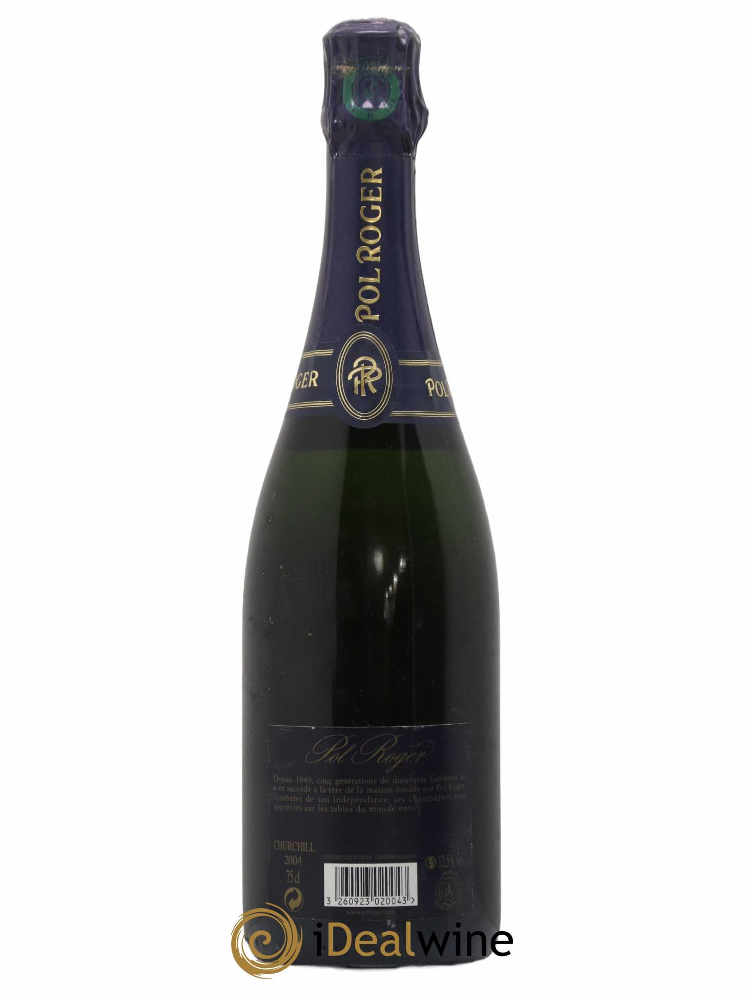 Cuvée Winston Churchill Pol Roger 2004 - Lot de 1 bouteille - 2