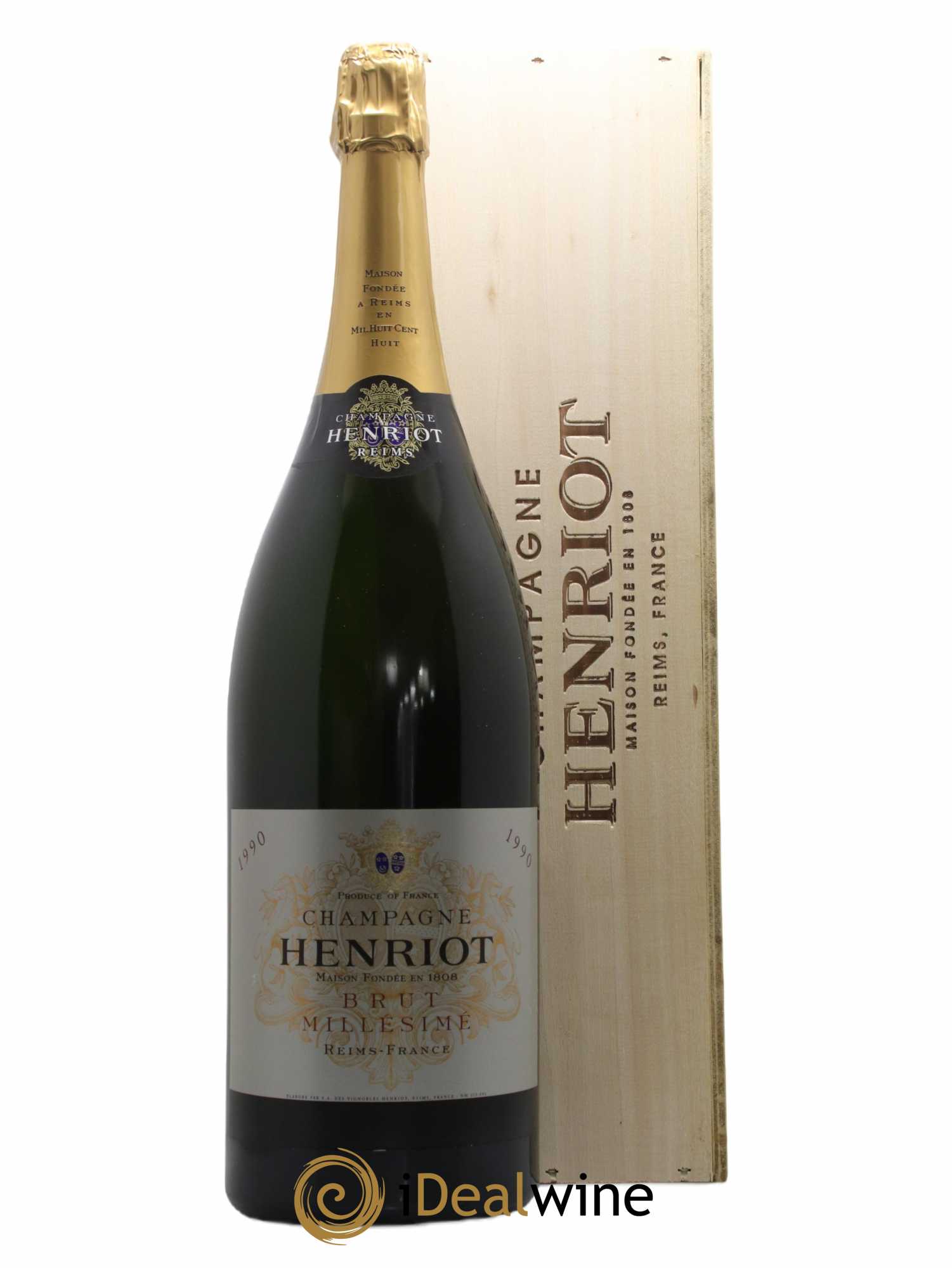 Brut Millésimé Henriot 1990 - Lot de 1 double magnum - 0