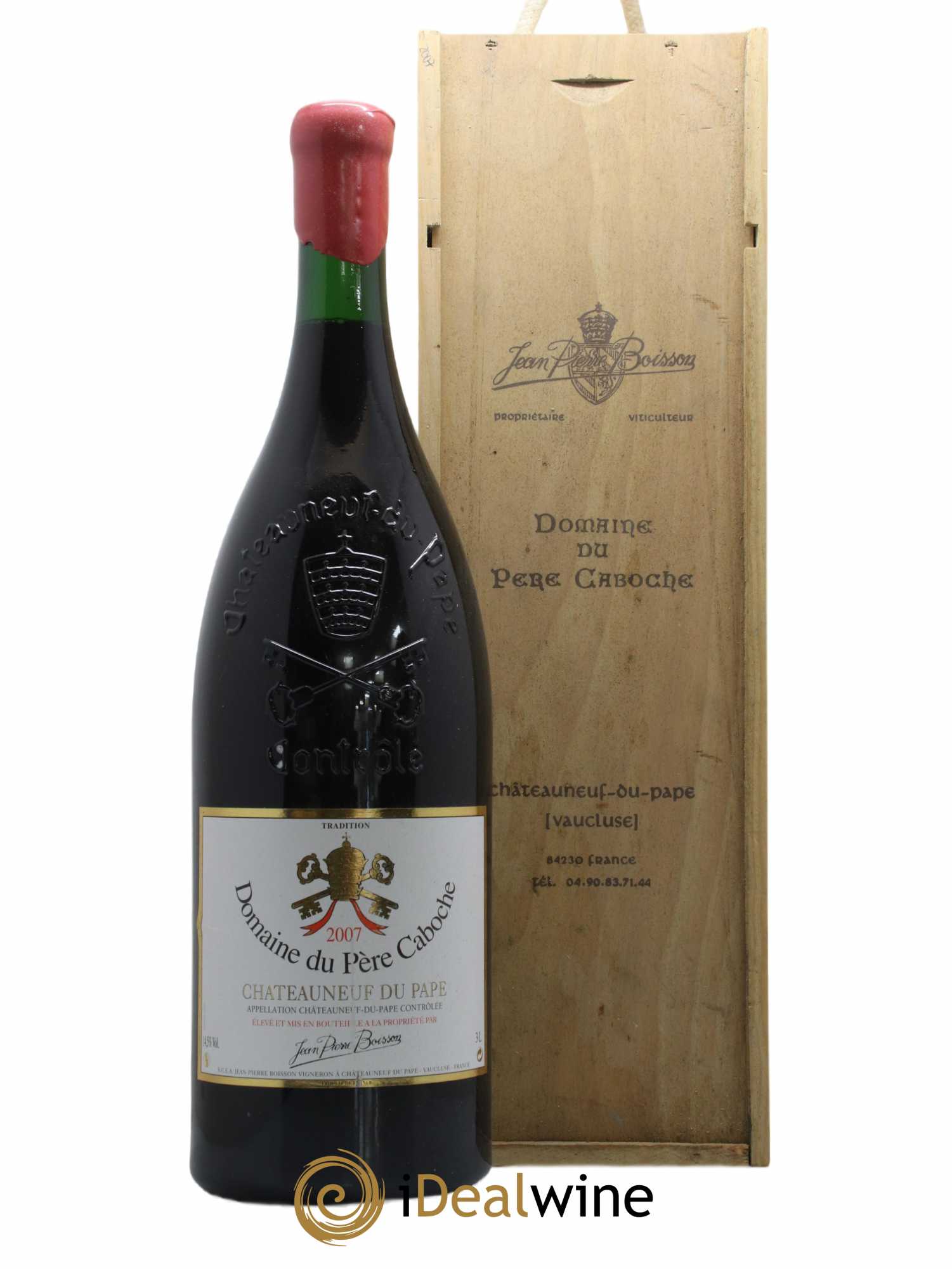 Châteauneuf-du-Pape Domaine du Pere Caboche 2007 - Posten von 1 Doppel-Magnum - 0