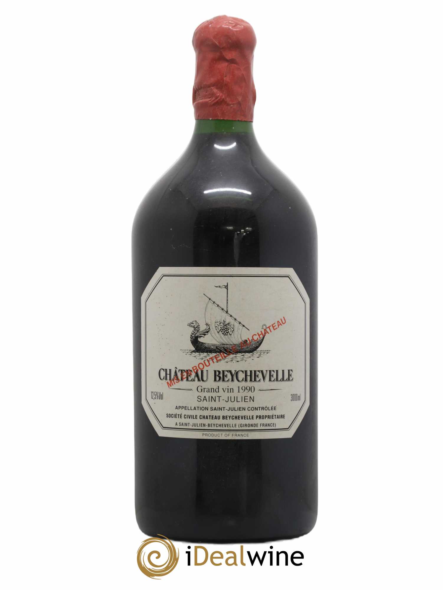 Château Beychevelle 4ème Grand Cru Classé 1990 - Lot de 1 double magnum - 0