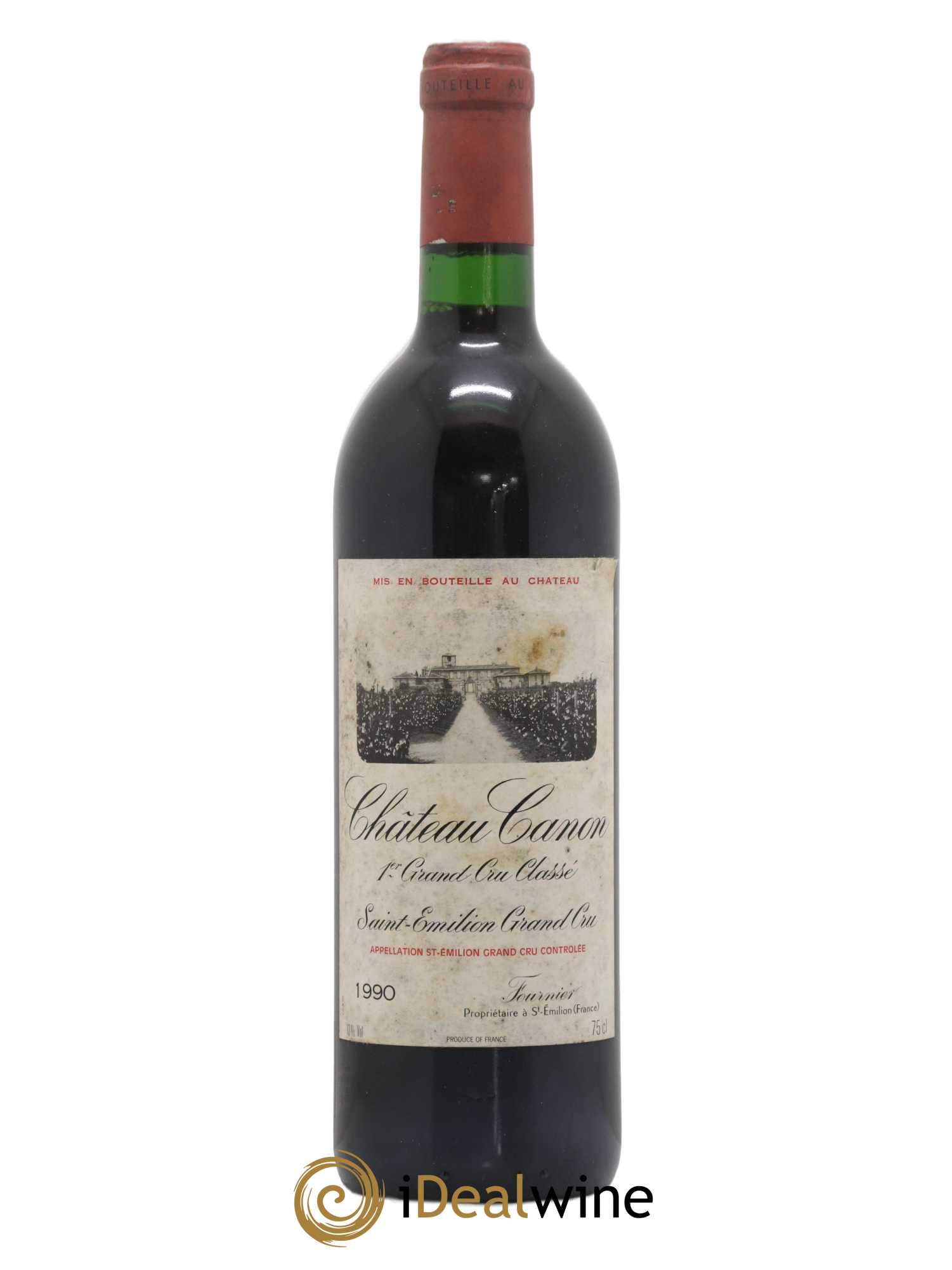 Château Canon 1er Grand Cru Classé B 1990 - Lot de 1 bouteille - 0