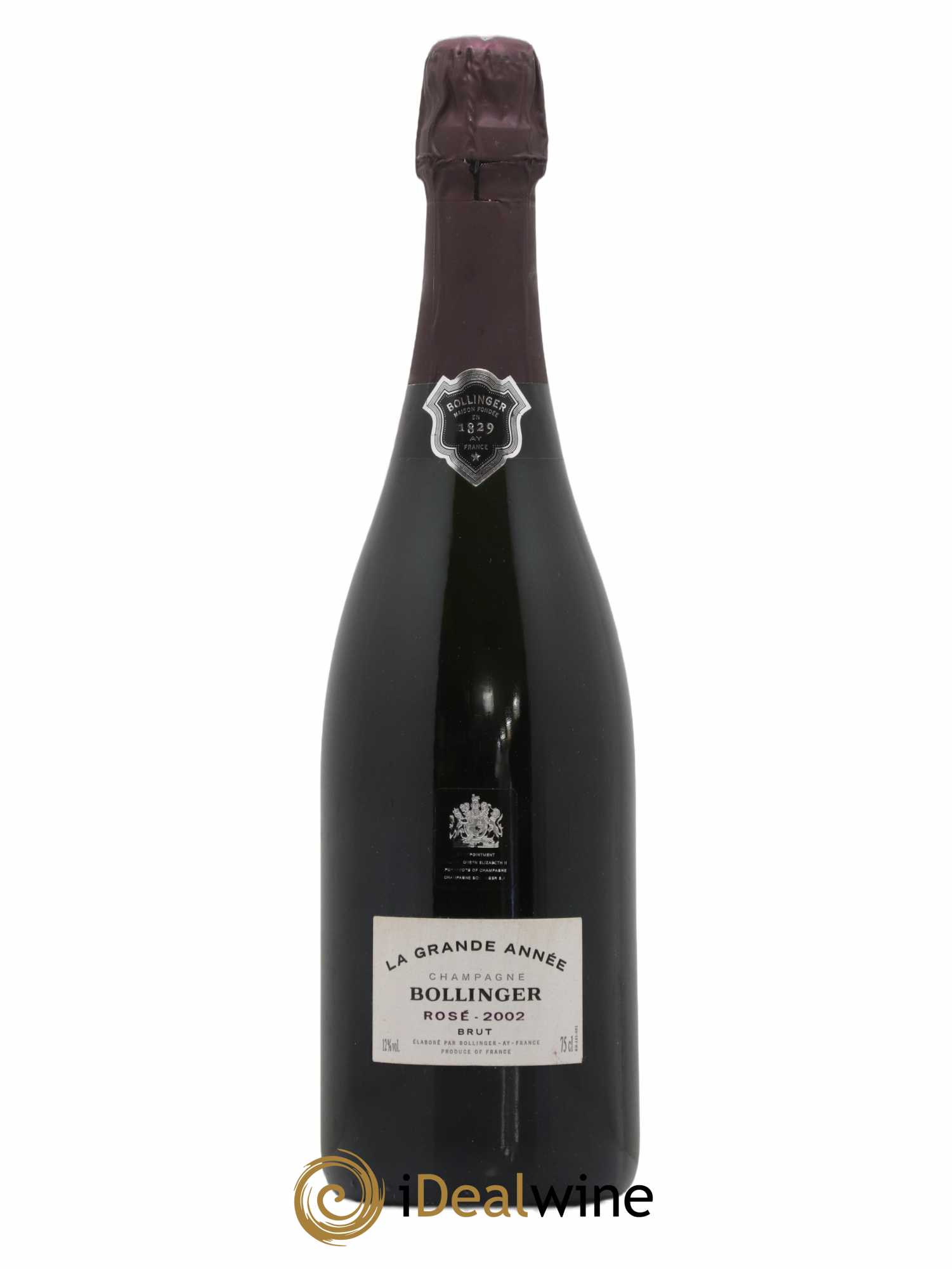 Grande Année Brut Bollinger 2002 - Lot de 1 bouteille - 0