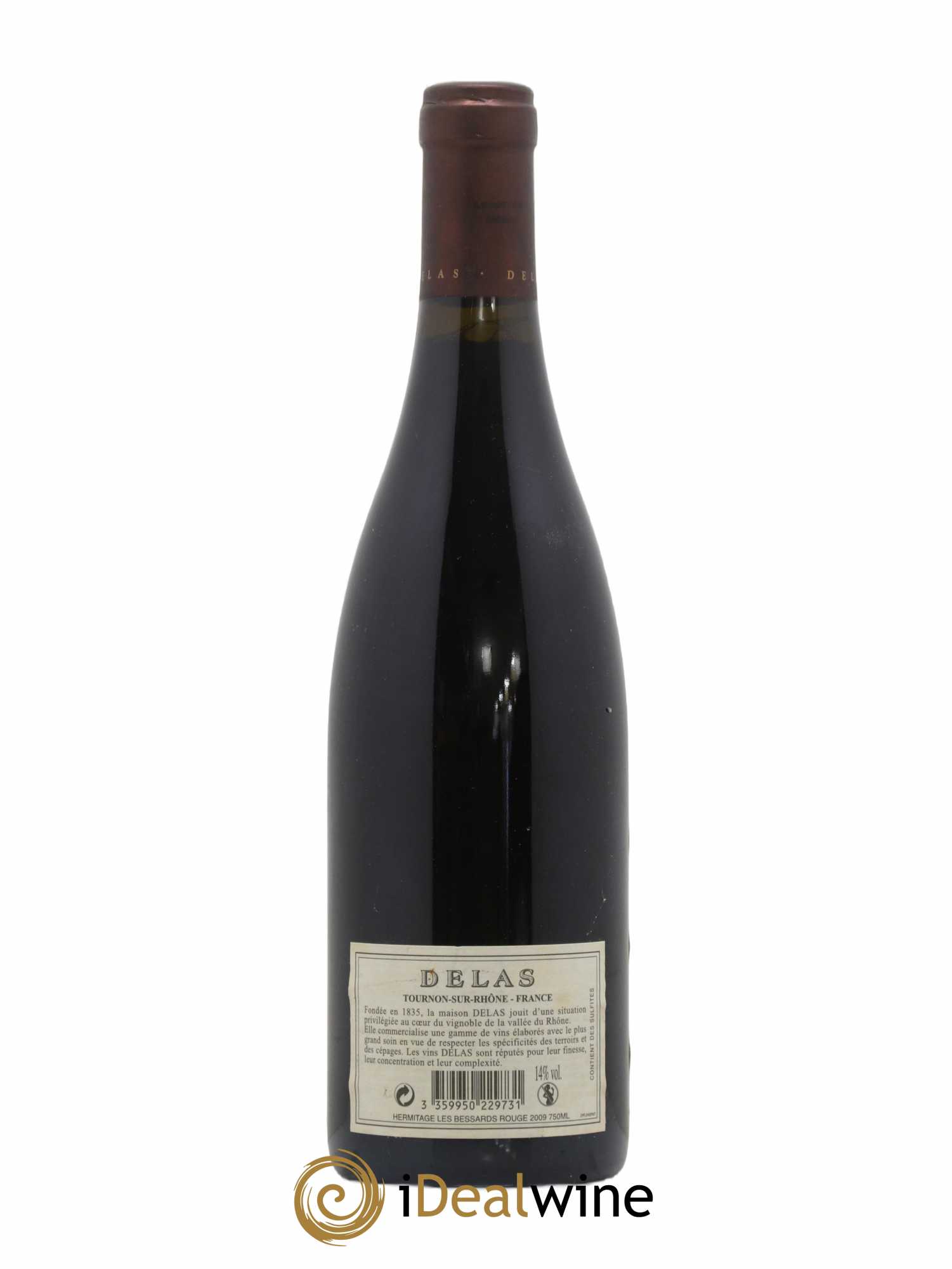 Hermitage Les Bessards Delas Frères 2009 - Lot de 1 bouteille - 1