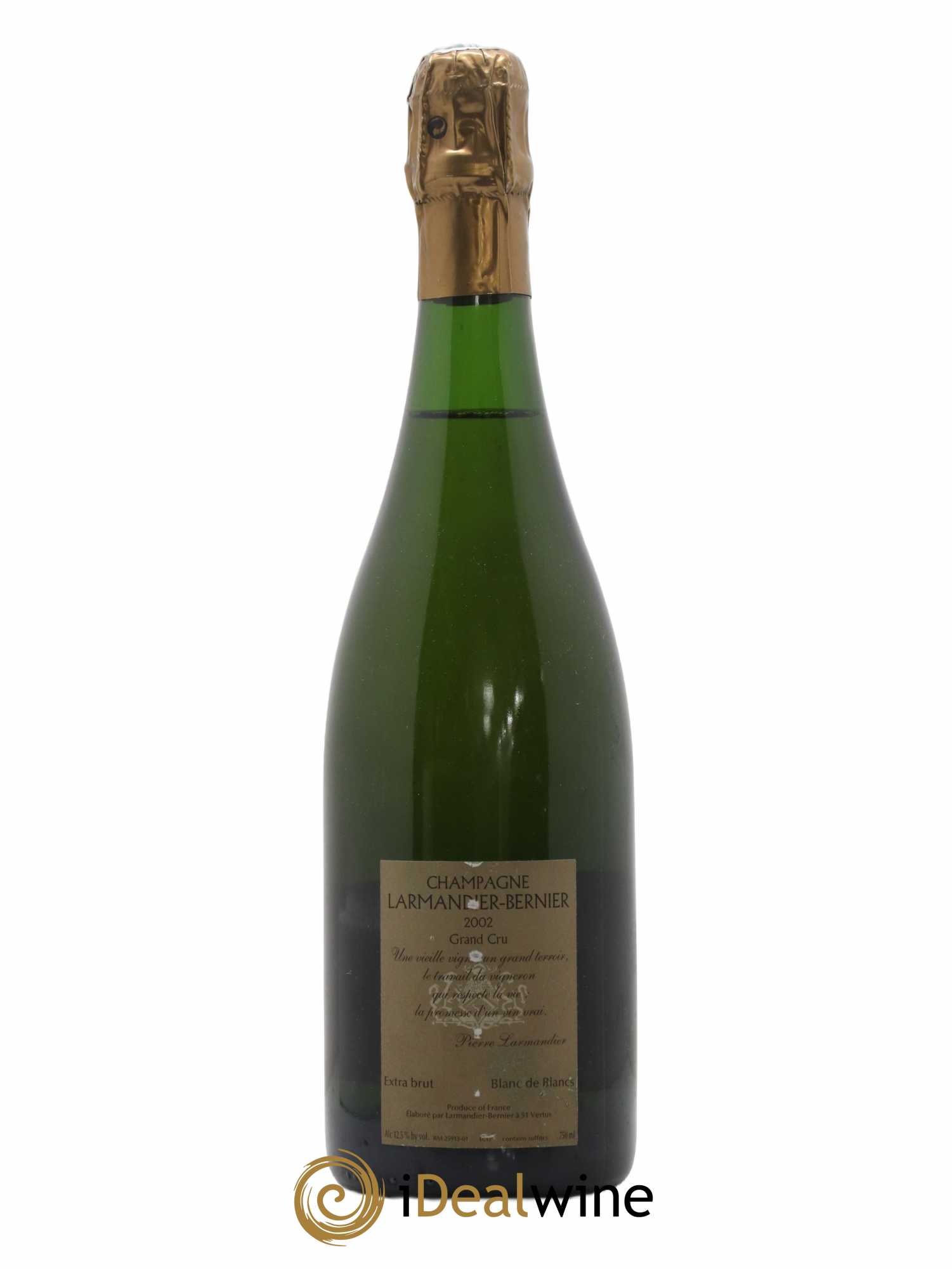 Vieille Vigne de Cramant Grand Cru Extra-Brut Larmandier-Bernier 2002 - Lot de 1 bouteille - 1