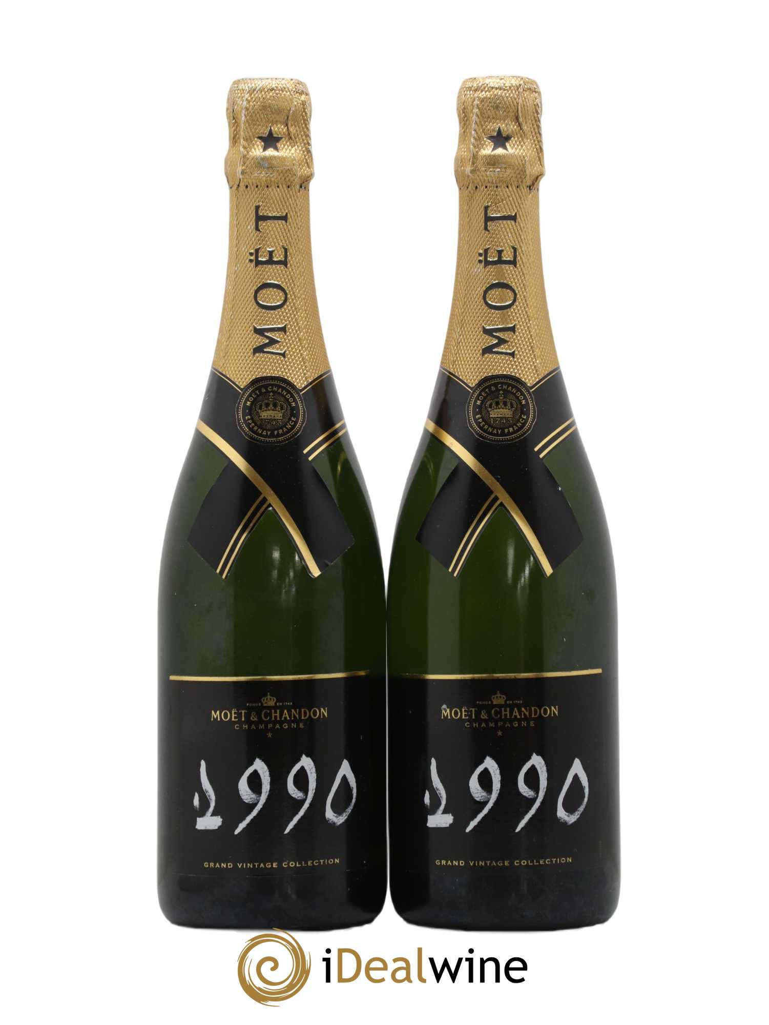 Grand Vintage Moët et Chandon 1990 - Lot de 2 bouteilles - 0