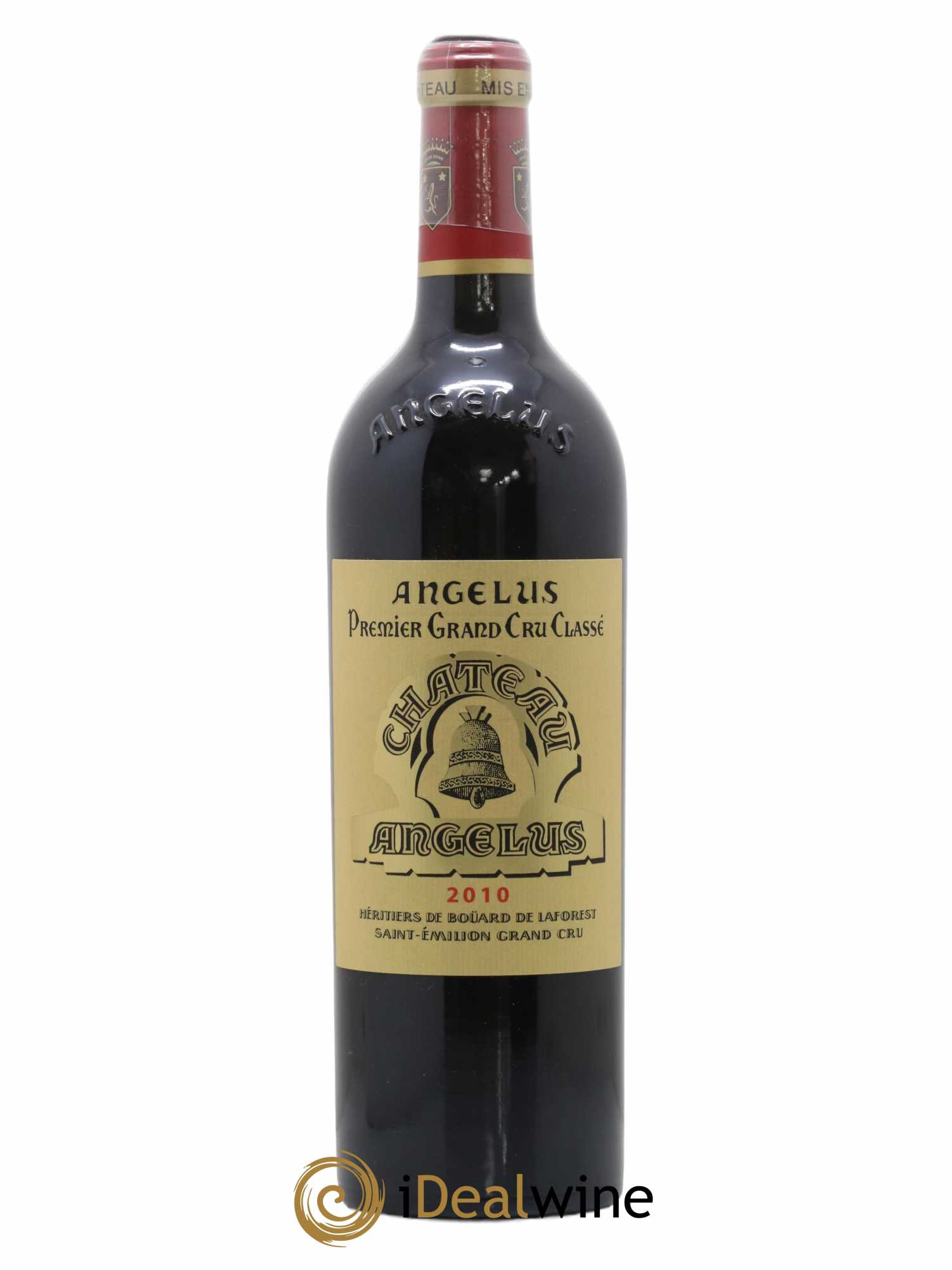 Château Angélus 1er Grand Cru Classé A 2010 - Lot de 1 bouteille - 0