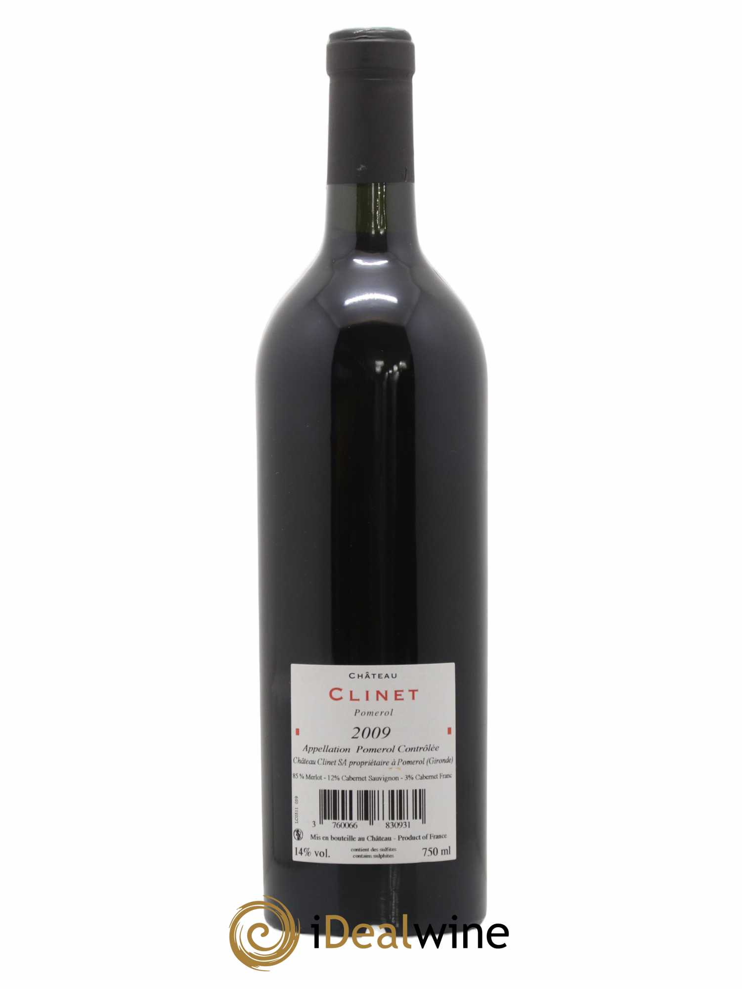 Château Clinet 2009 - Lot de 1 bouteille - 1