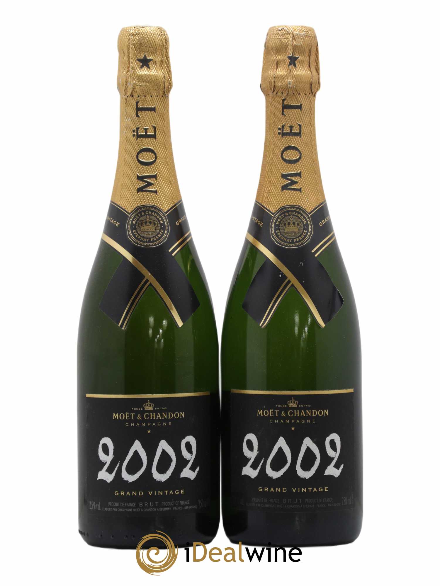 Grand Vintage Moët et Chandon 2002 - Lot de 2 bouteilles - 0