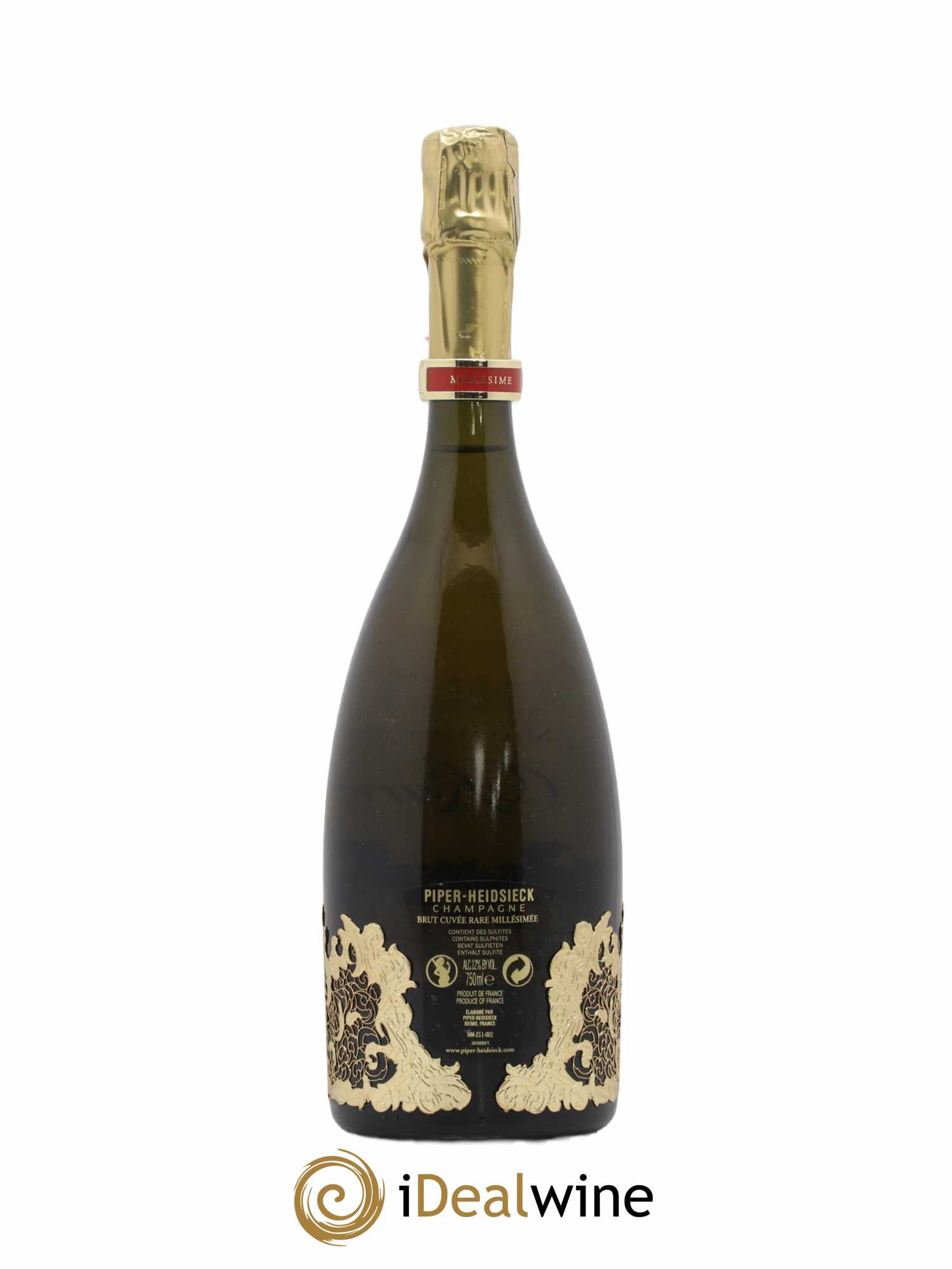 Rare Piper Heidsieck 2002 - Lot de 1 bouteille - 1